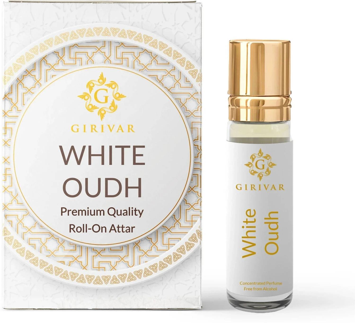 girivar White Oudh Attar Roll on Perfume - Image 4