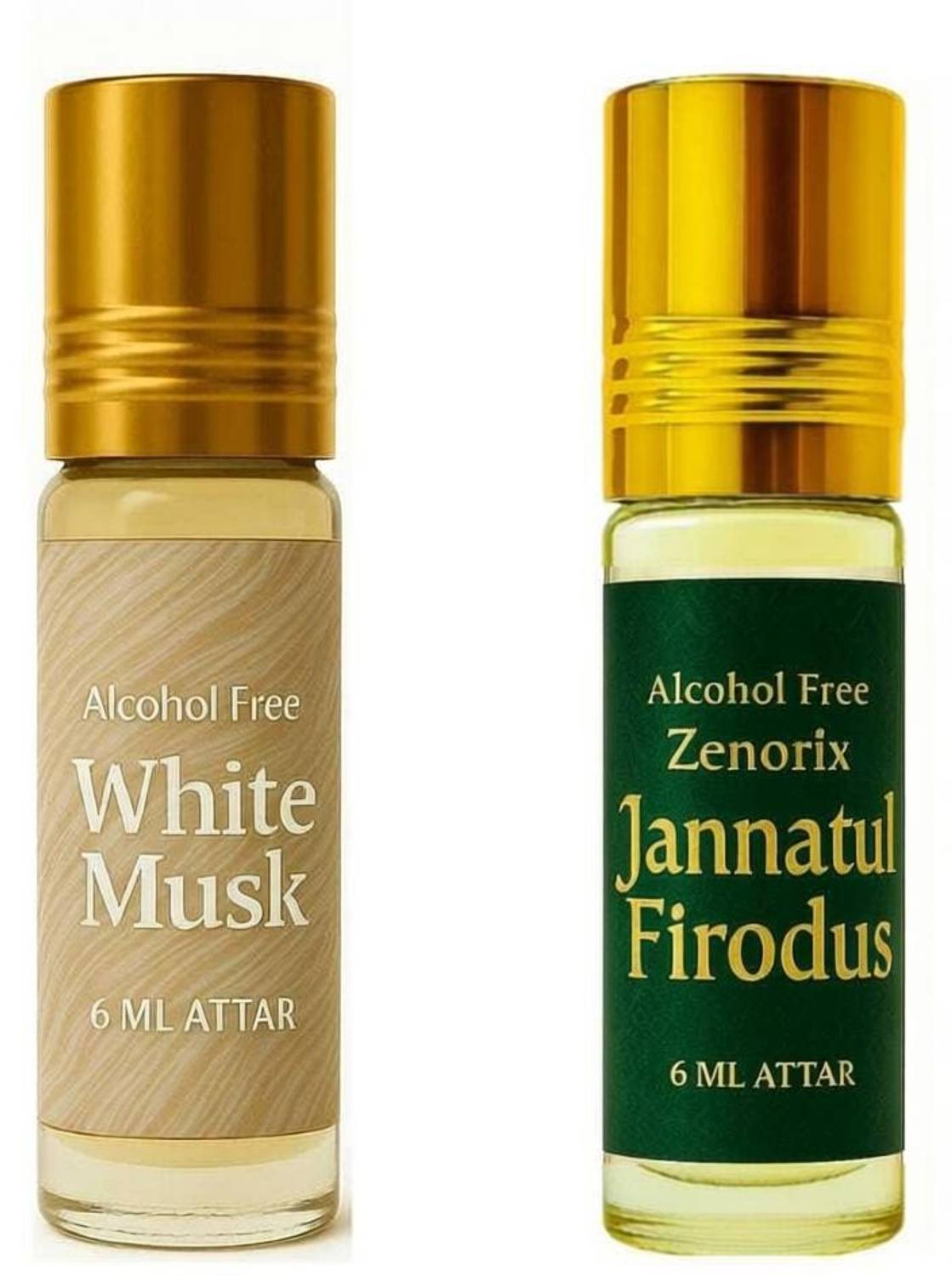 Zenorix Jannatul Firdaus & White Musk Attar Combo - Image 1