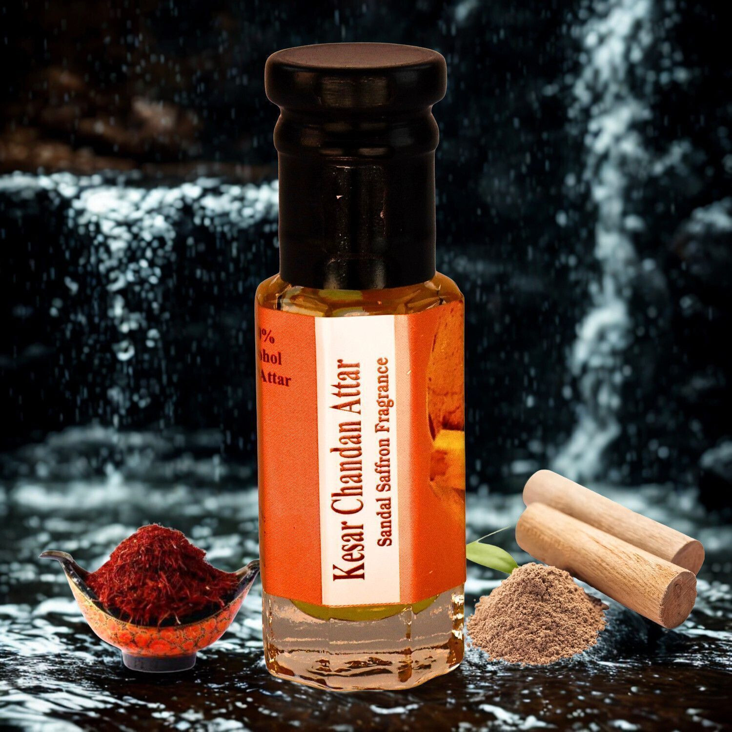 Image of Pushpa Traders PT - Kesar Chandan Attar Herbal Attar