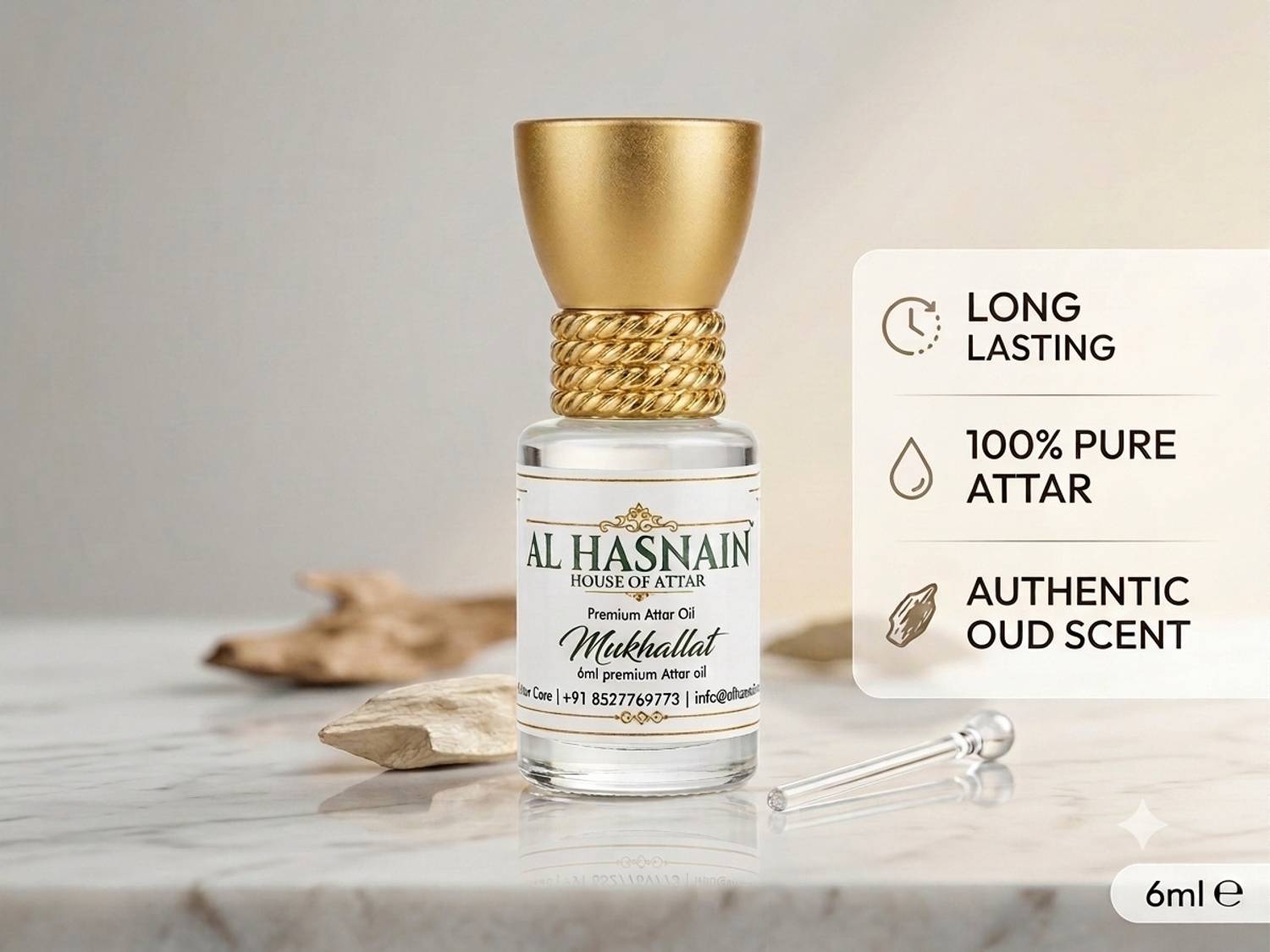 AL HASNAIN Mukhallat 6 ml Roll-On - Image 3