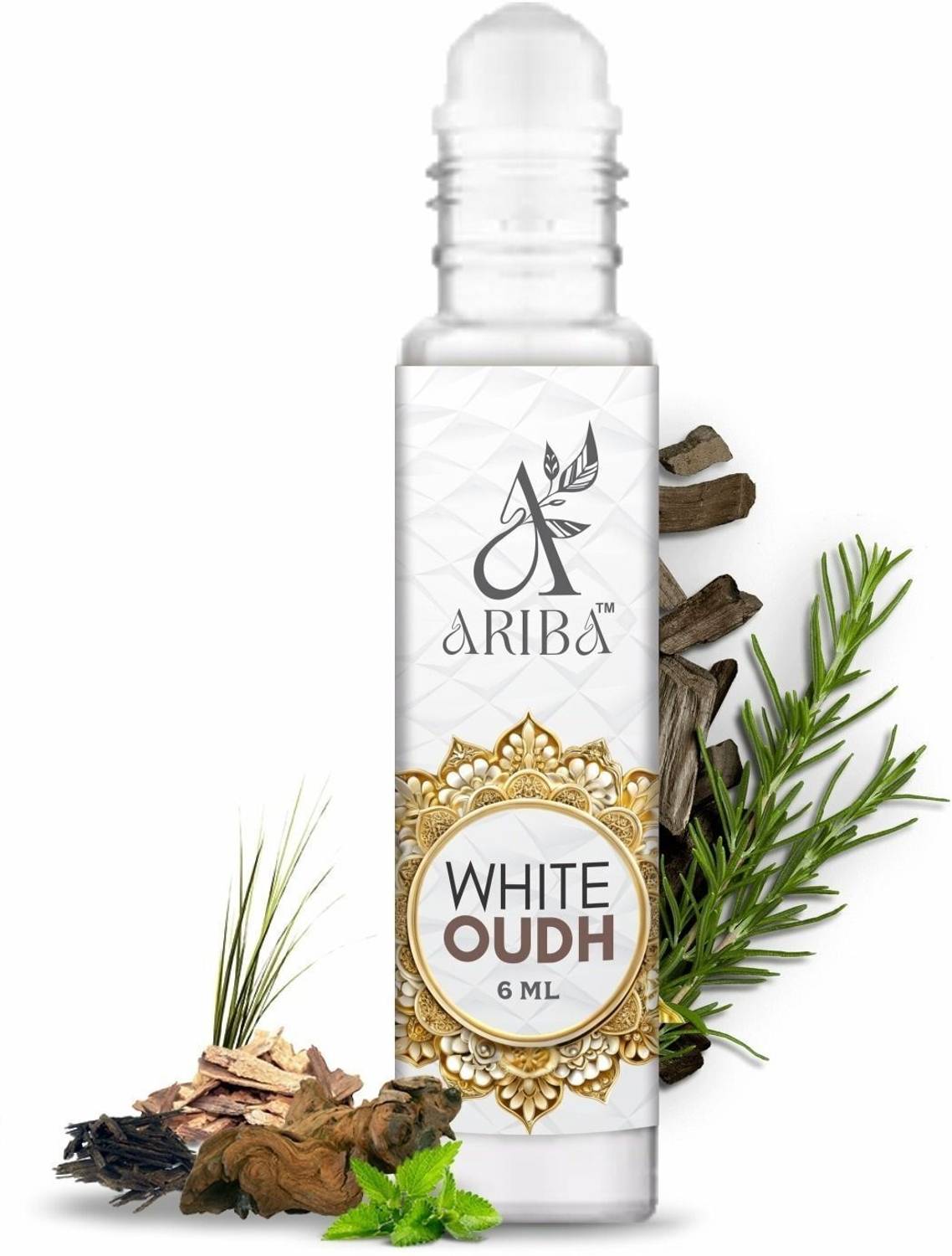 Ariba ARIBAWHITE OUDH 6ML LONG LASTING ATTAR Floral Attar