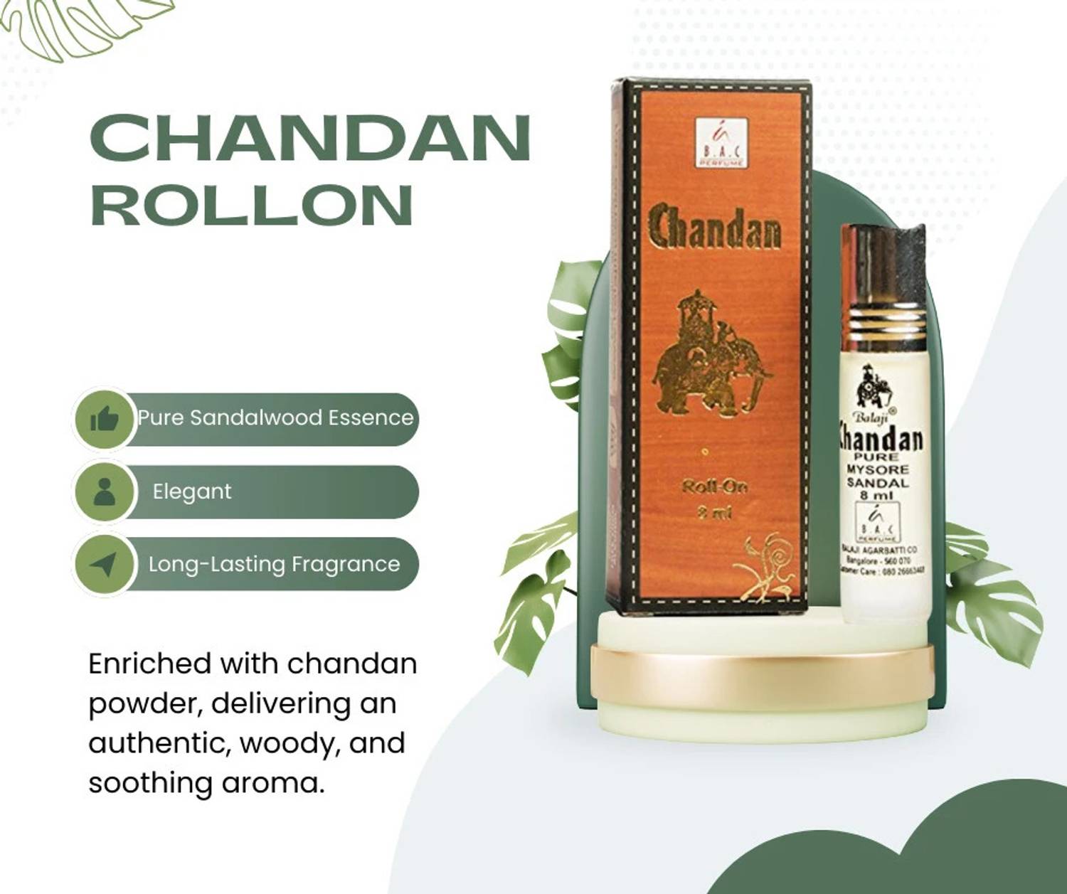 Balaji Chandan 8ml Floral Attar - Image 5