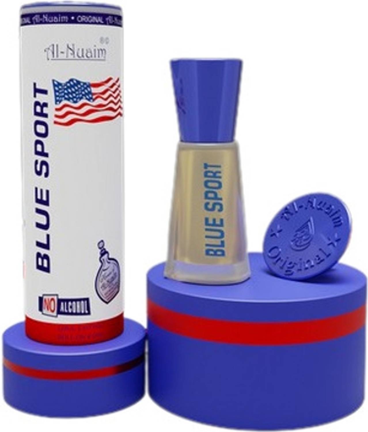 Al Nuaim BLUE SPORT 6ML ROLL ON PERFUME Floral Attar