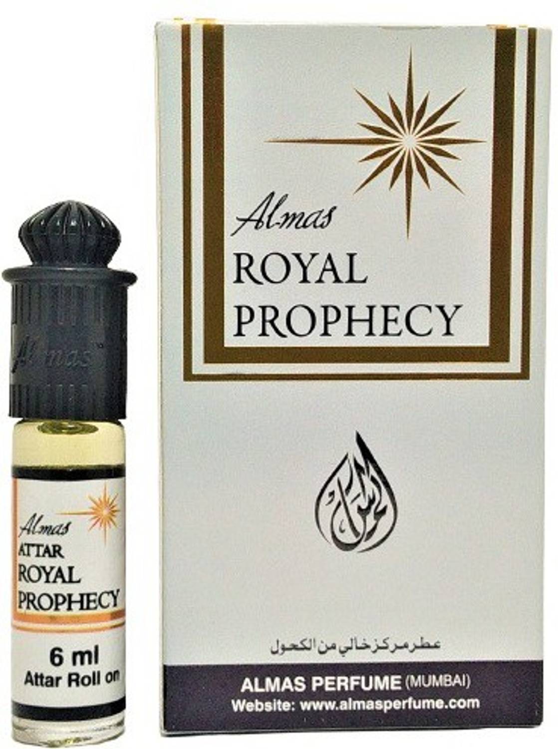Almas BRAND 100% ORIGINAL ROYAL PROPHECY GREAT FRAGRANCE LONG-LASTING FOR MEN & WOMEN (UNISEX) 8ML FLORAL ATTAR & POCKET PERFUME Floral Attar