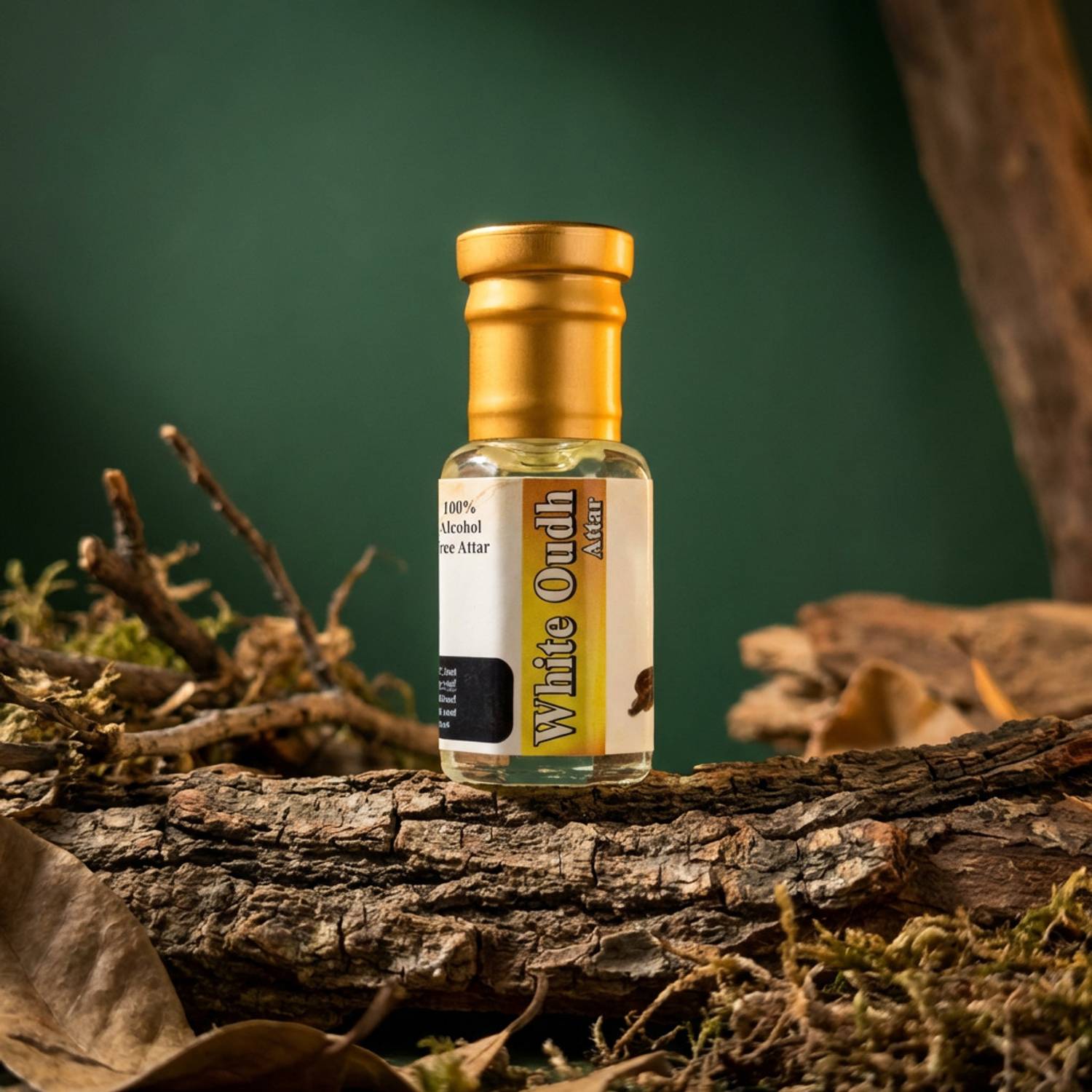 adiic White Oudh Attar – Premium Luxury Fragrance, Long Lasting, Alcohol-Free & Unisex Herbal Attar