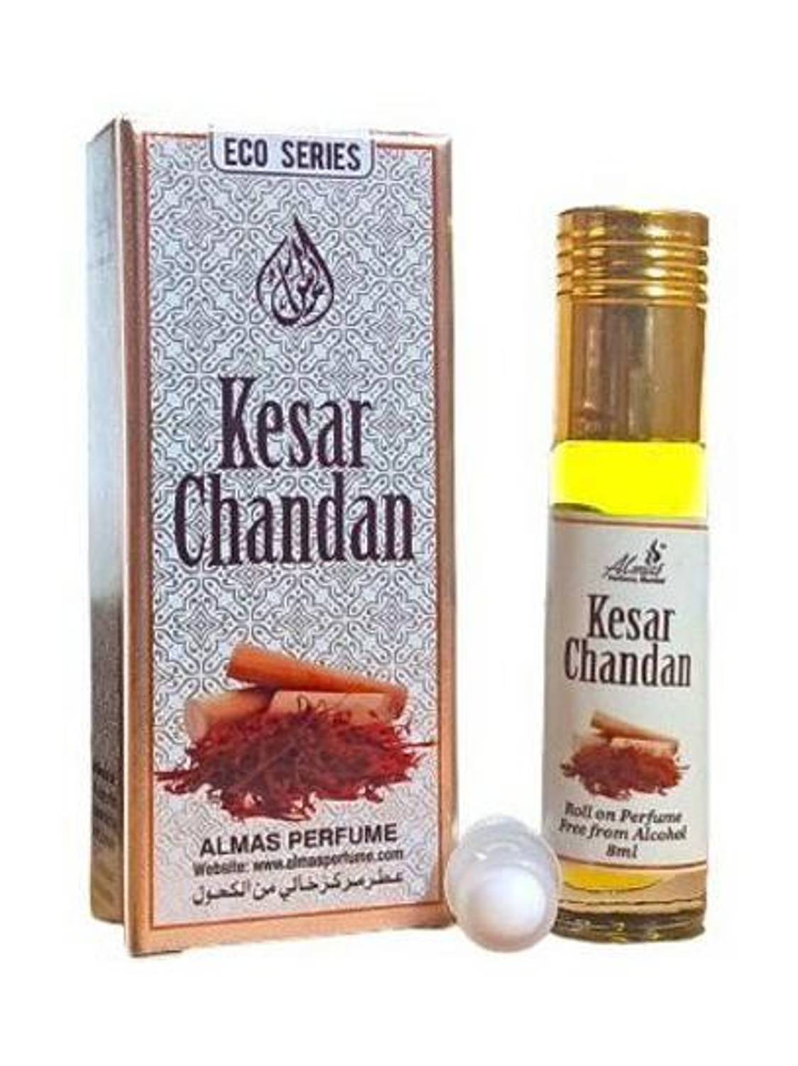 Almas ORIGINAL (KESAR CHANDAN) GREAT STRONG FRAGRANCE LONG-LASTING (UNISEX) Floral Attar