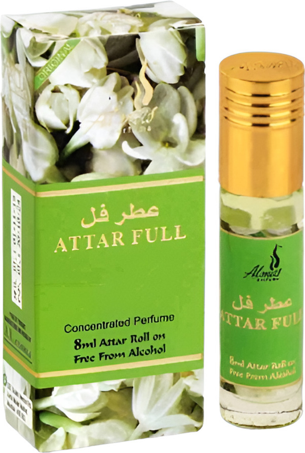 Image of Almas Mogra, Rose, Chocolate Non-Alcoholic Attar (Combo Pack of 3, 6ml Each) -18ml Floral Attar