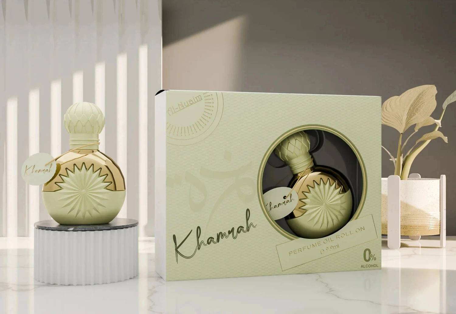 Al Nuaim Khamra Attar 9.9ML Floral Perfume Oil - Image 1