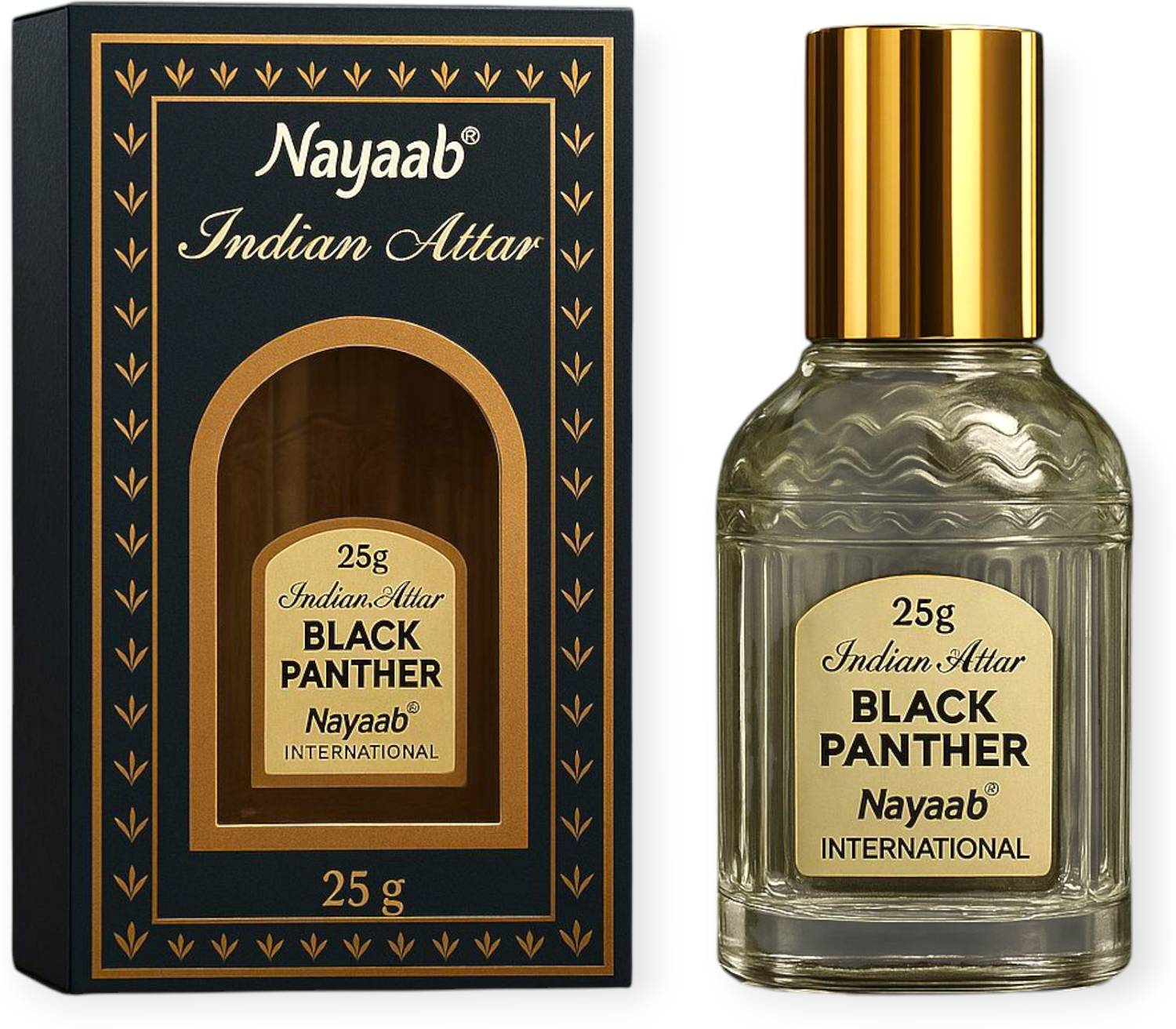 Nayaab Black Panther Floral Attar - Image 4