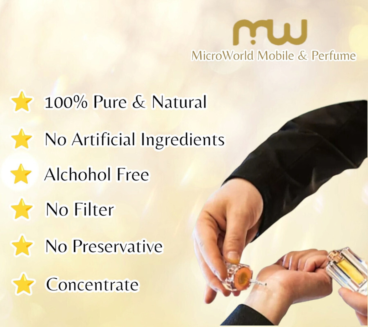 Image of Al-Nuaim WHITE MUSK 6ML(PACK OF 1) Floral Attar