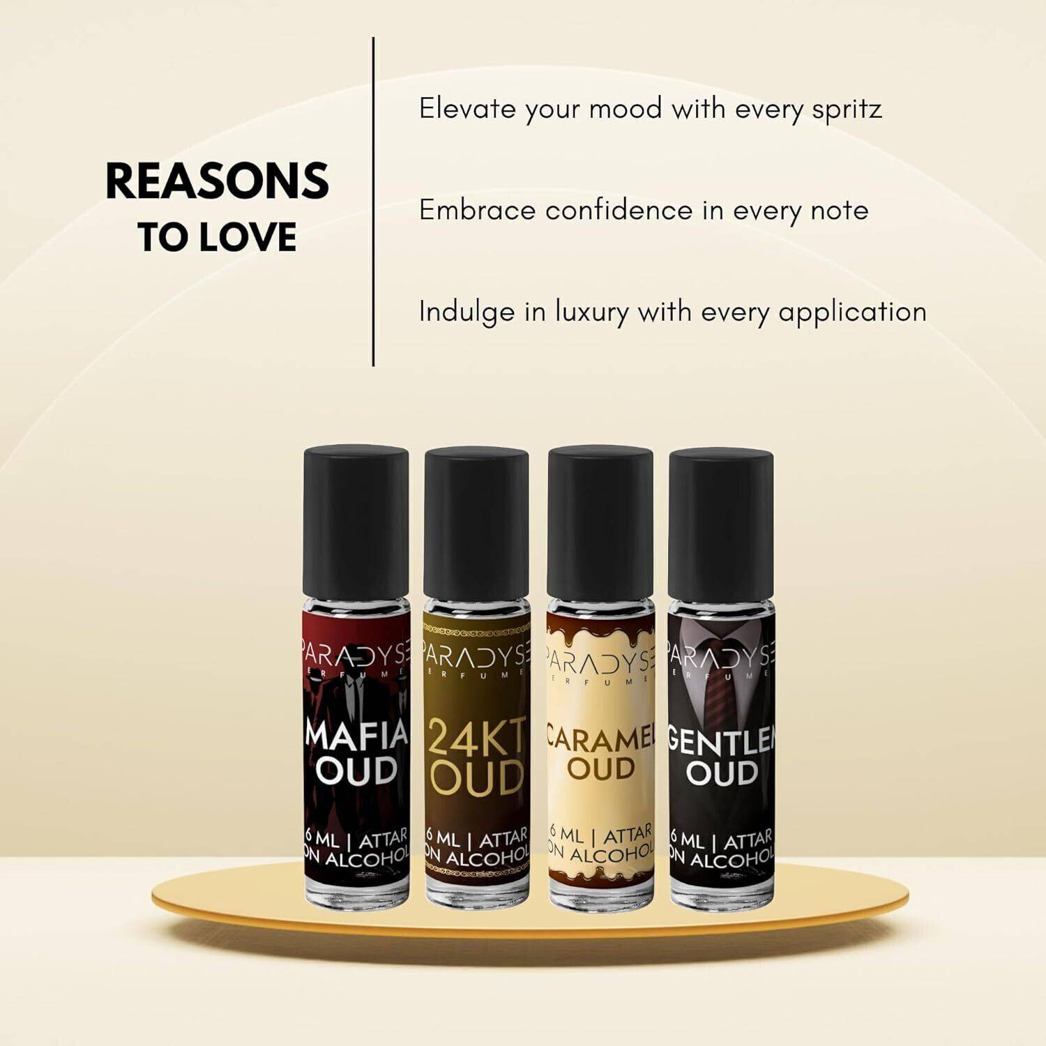 paradyse perfumes Middle East Oud Pack of 4 · 24 ml (96 ml total) - Image 2