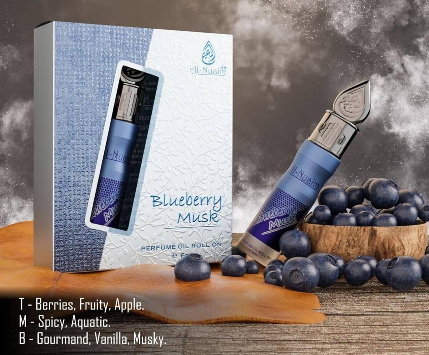 Al Nuaim Blueberry Musk Floral Attar