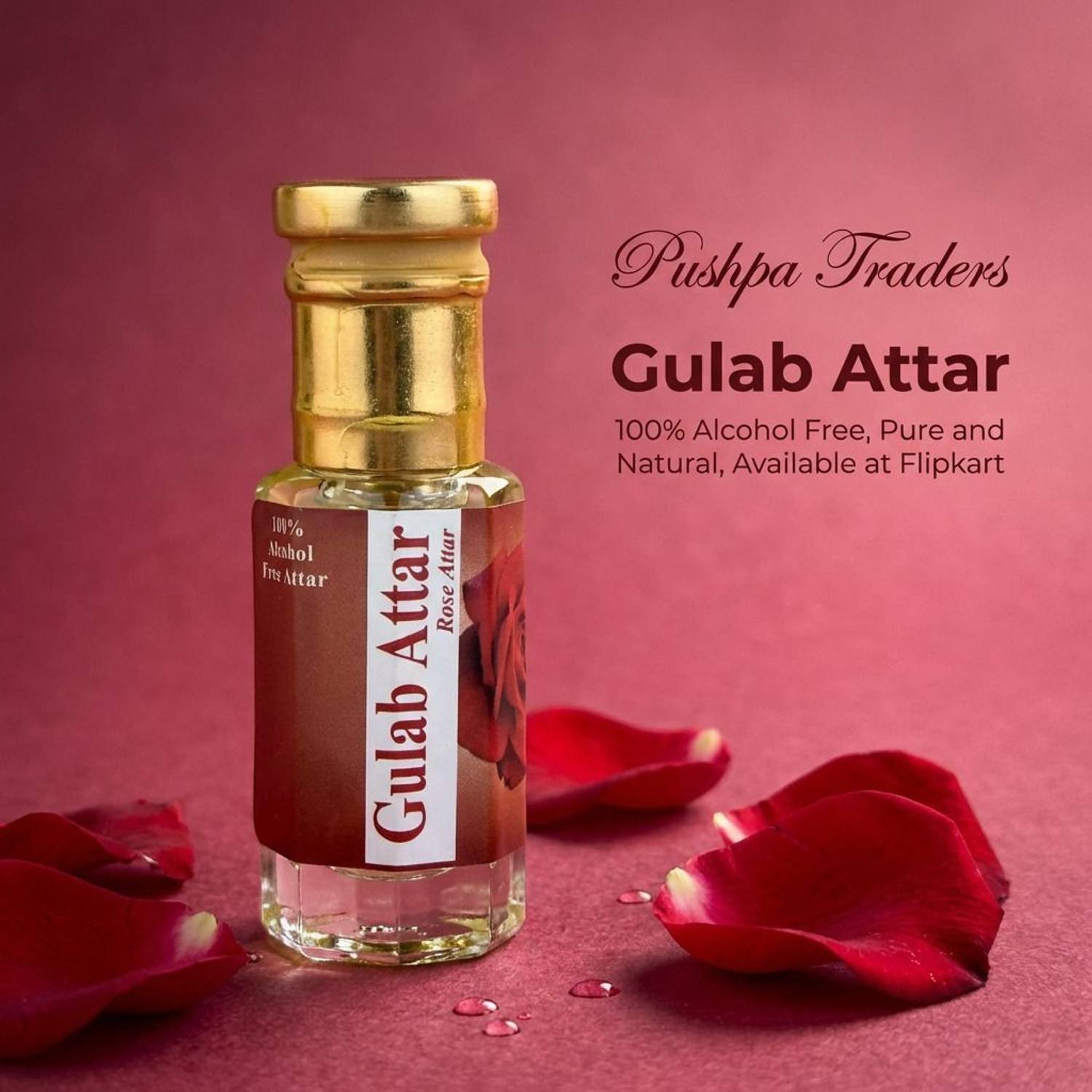 Pushpa Traders Pure Rose Attar - Image 5