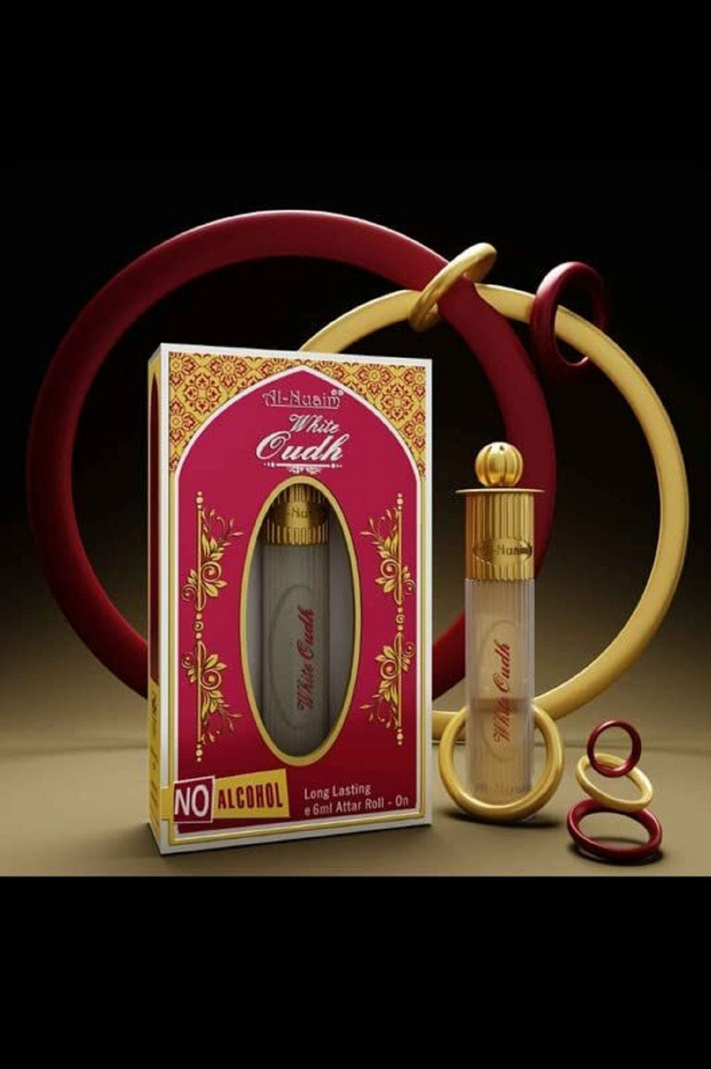 Image of Al Nuaim White Oudh inchNon-Alcoholic Attar Roll-on Floral Attar