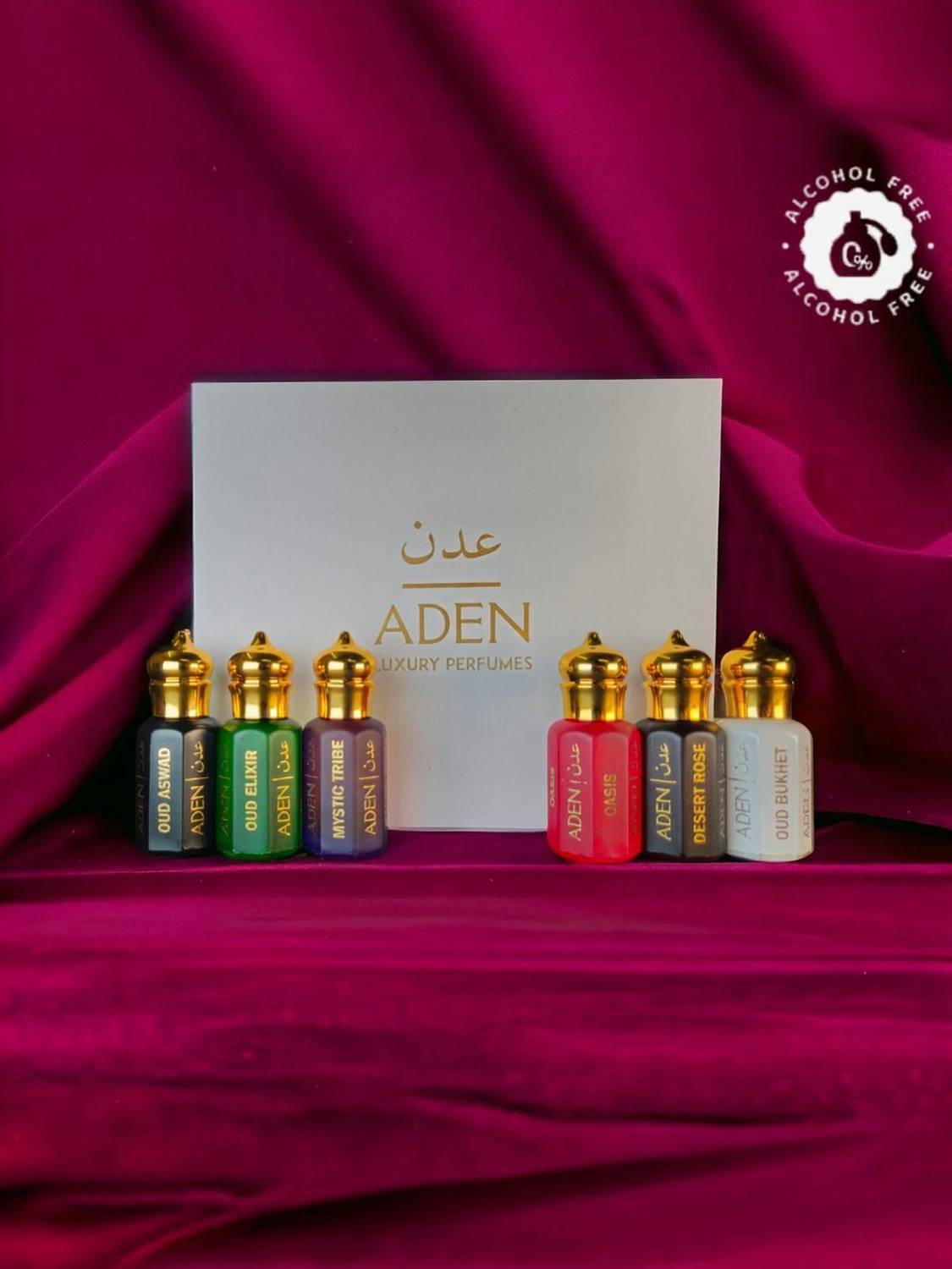 ADEN Attar Gift Set Combo | Arabic & French Blend | Non-Alcoholic Attar Perfume Floral Attar