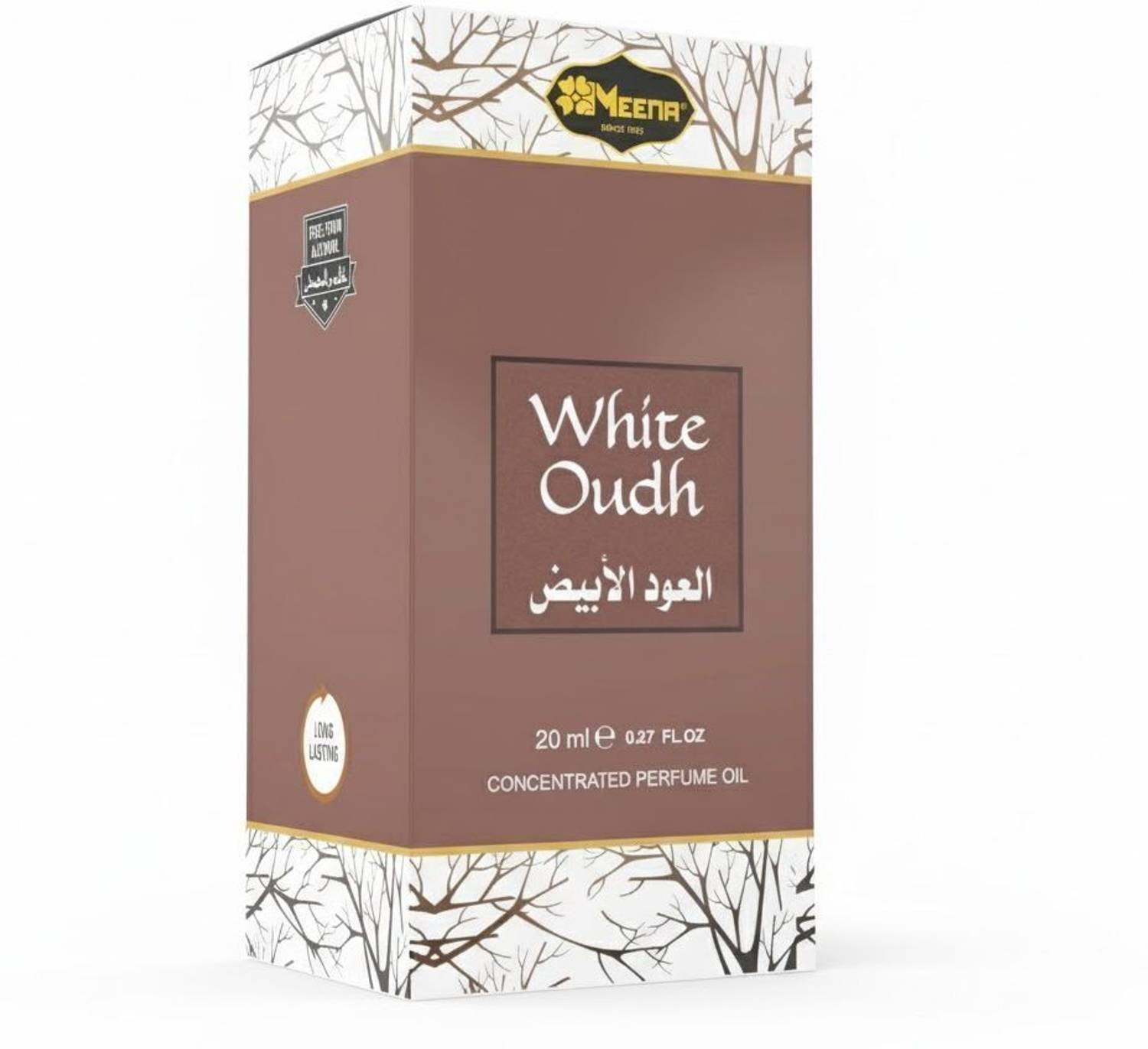 MEENA White Oudh Roll on Attar 20 ml - Image 2