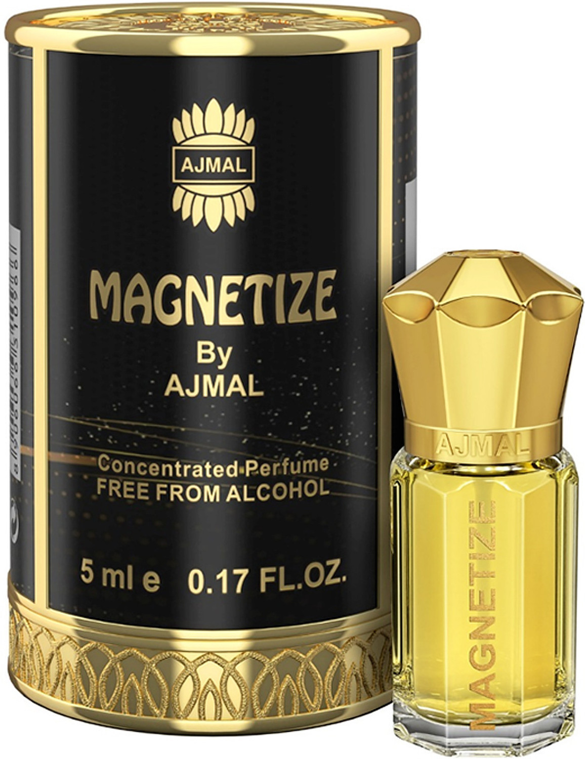 Image of Ajmal MAGNETIZE CP |Spicy Fragrance|Non-Alcoholic|Long Lasting Perfume For Men -5ML Floral Attar