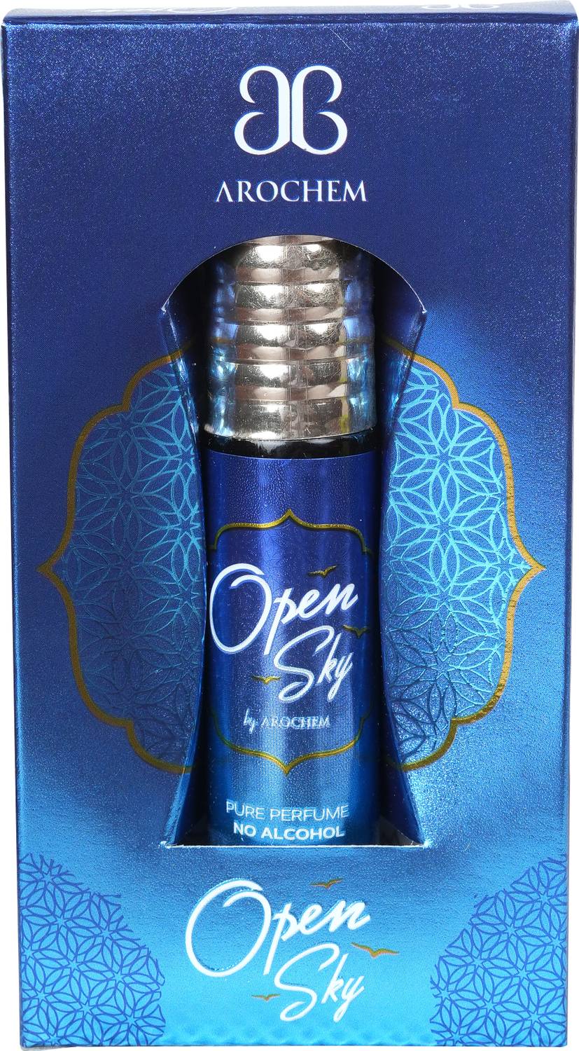 AROCHEM OPEN SKY Attar Long Lasting Fragrance No Alcohol Pure Perfume 6ML (Pack of 1) Herbal Attar