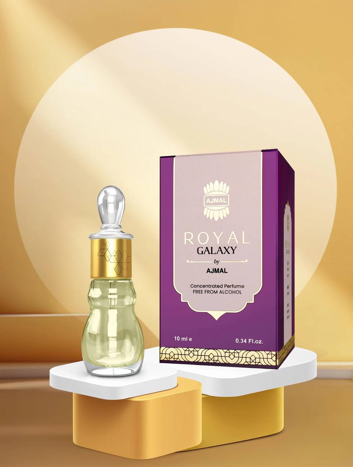Ajmal Royal Galaxy| Musky & Ambery Fragrance| Long Lasting Attar for Men & Women 10ML Floral Attar