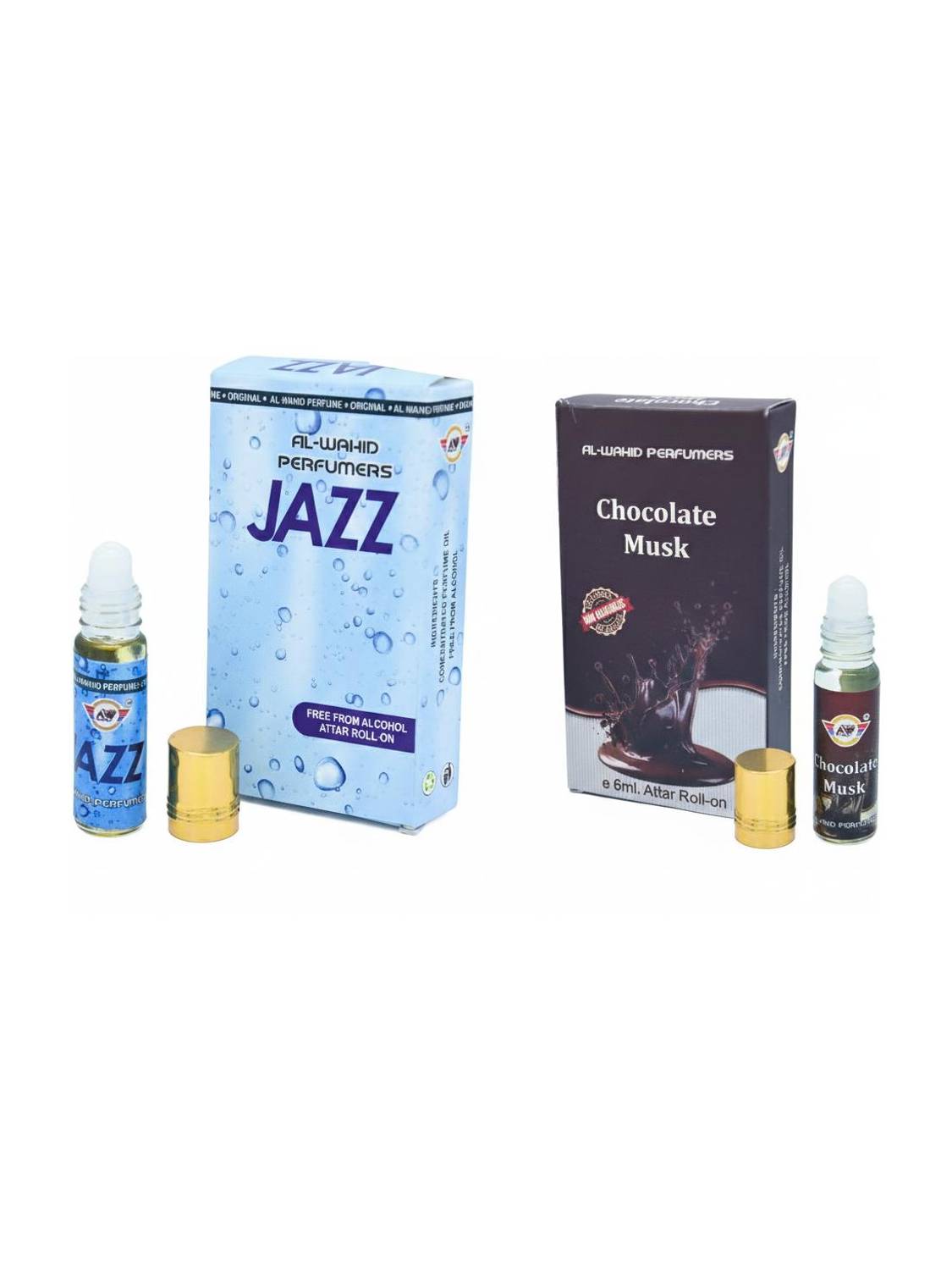 al-wahid Jass and choclate attar 6ml each Floral Attar