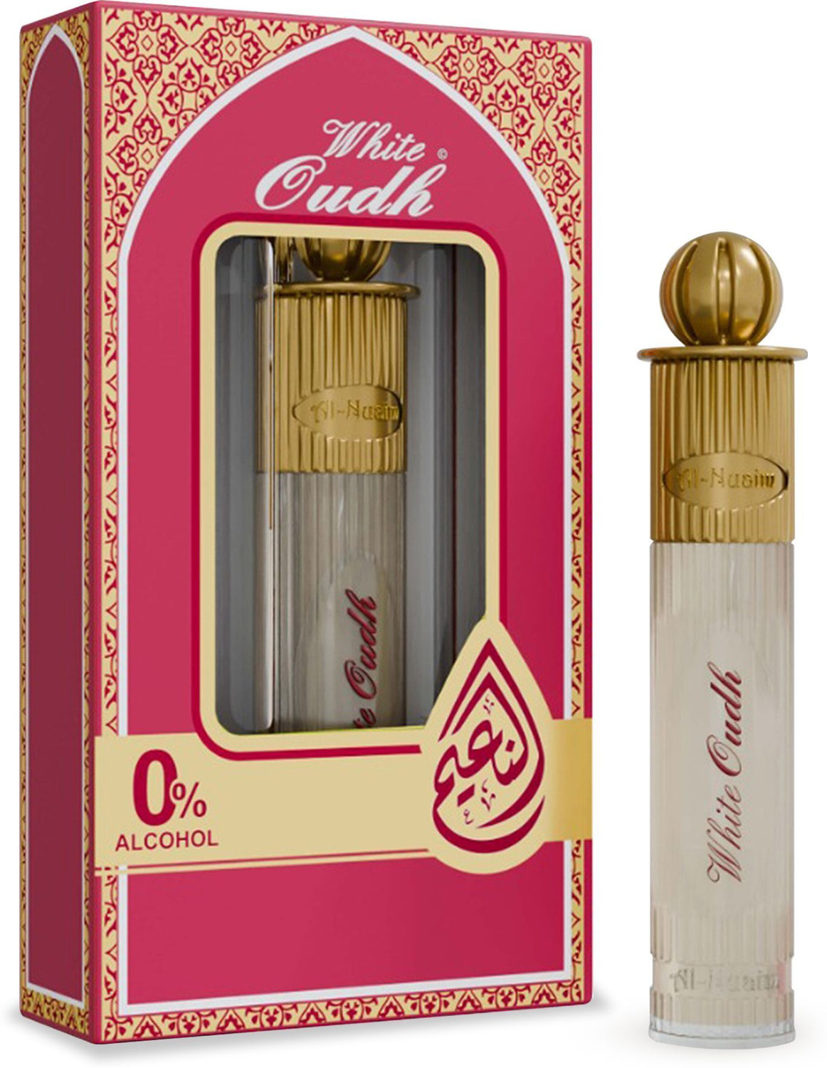 Image of Al Nuaim White Oudh inchNon-Alcoholic Attar Roll-on Floral Attar