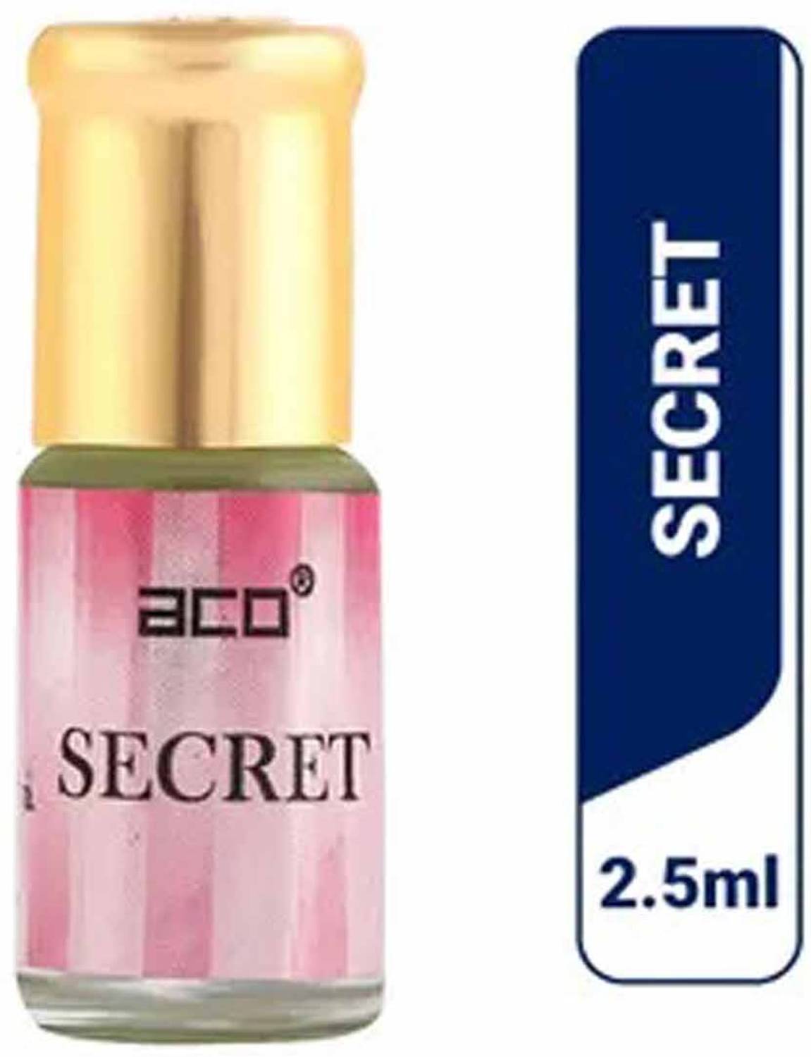 aco Secret Attar 2.5ml - Alcohol-Free, Pure Fragrance Elixir Floral Attar