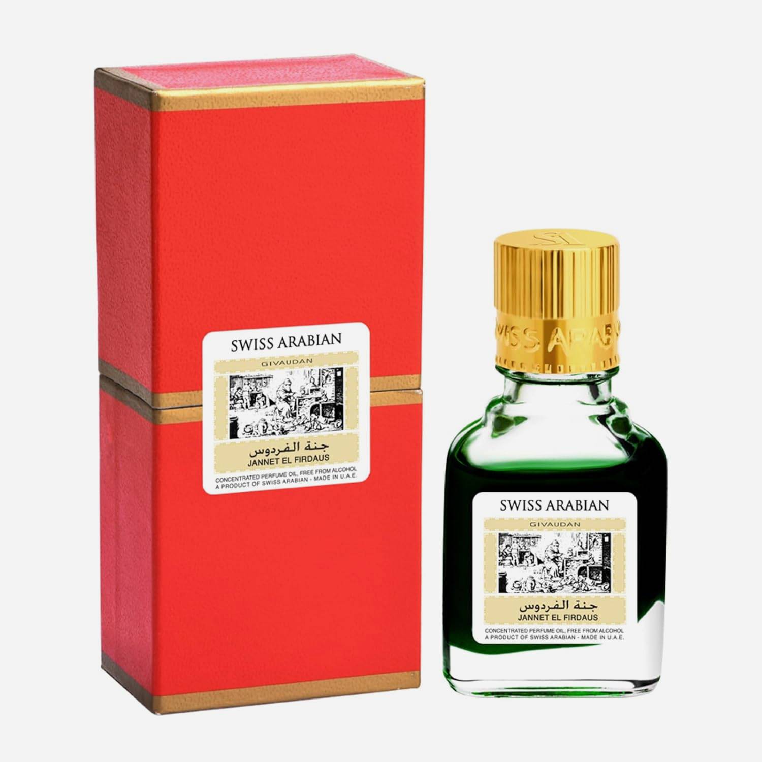 Clothes of skin Premium Quality Original & Long Lasting Jannet El Firdaus Attar | Alcohol Free Floral Attar