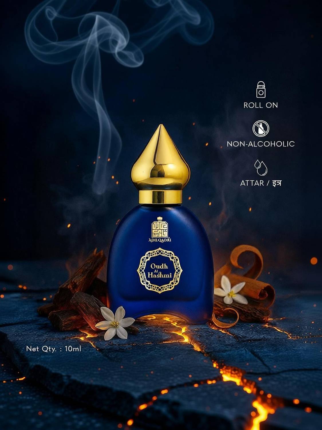 Adilqadri Oudh Al Hashmi Attar 10ml - Image 2