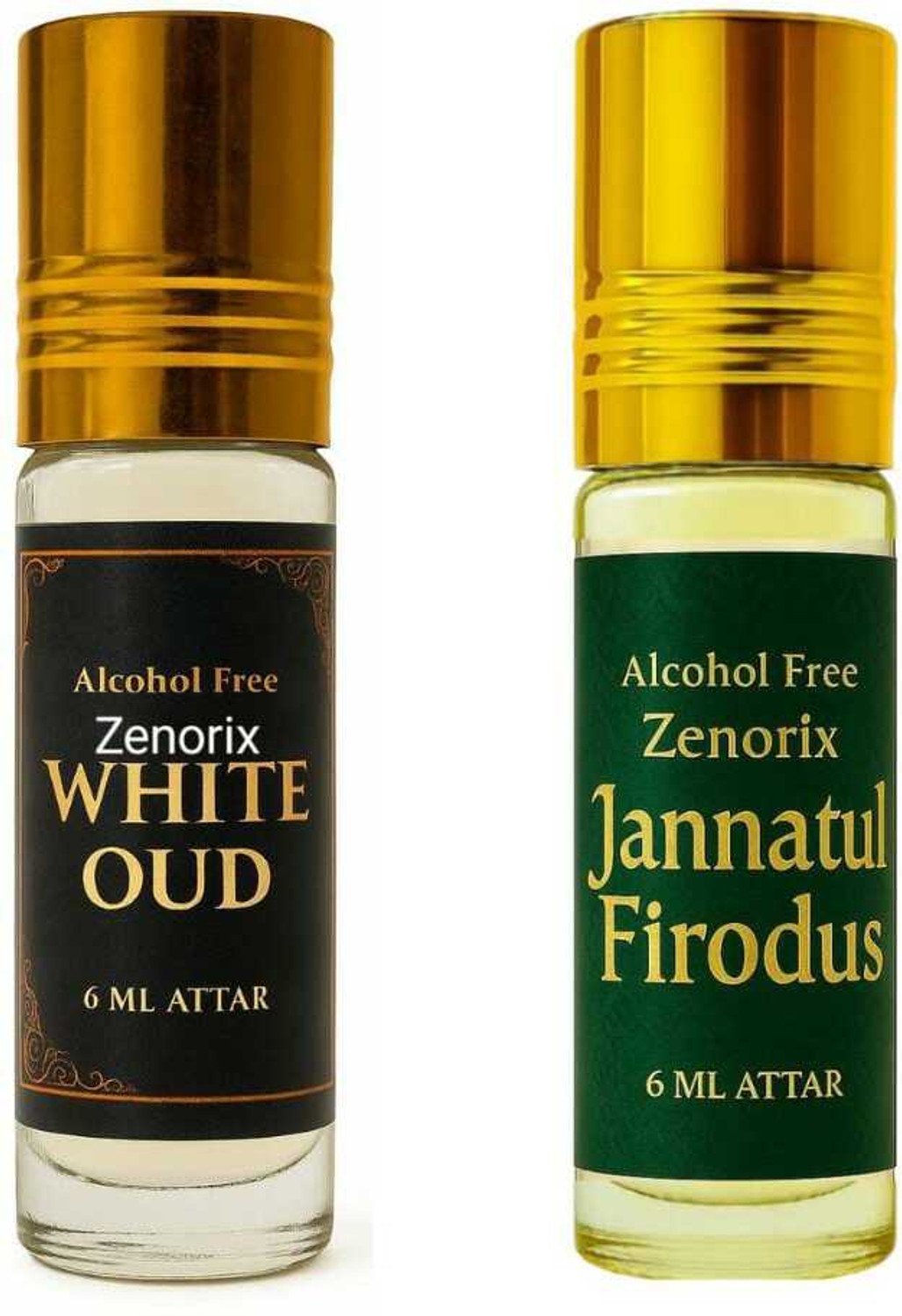 Image of Zenorix Jannatul Firdaus And White Oud Long Lasting Attar Perfume For Men And Women Floral Attar