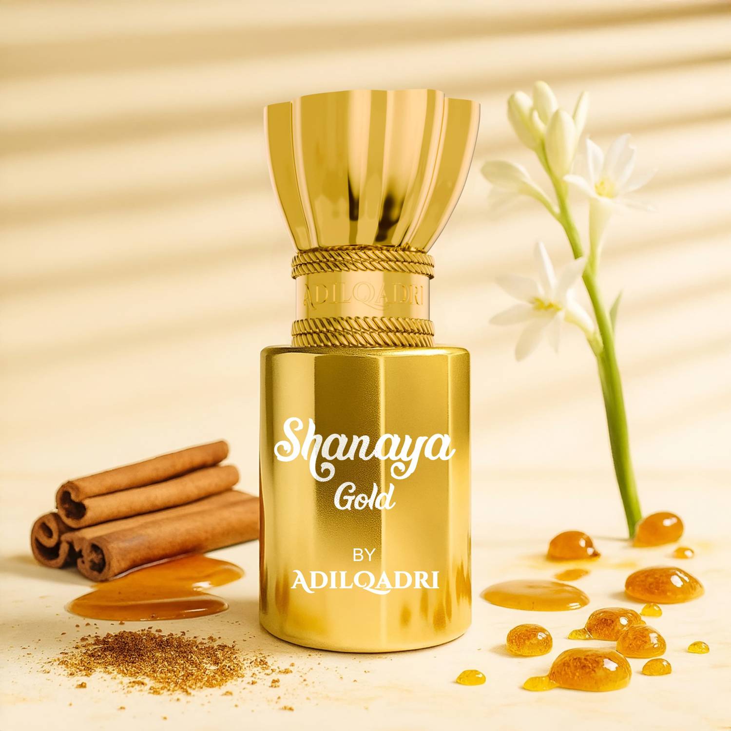 Adilqadri Shanaya Gold Gourmand Fragrance - Image 1