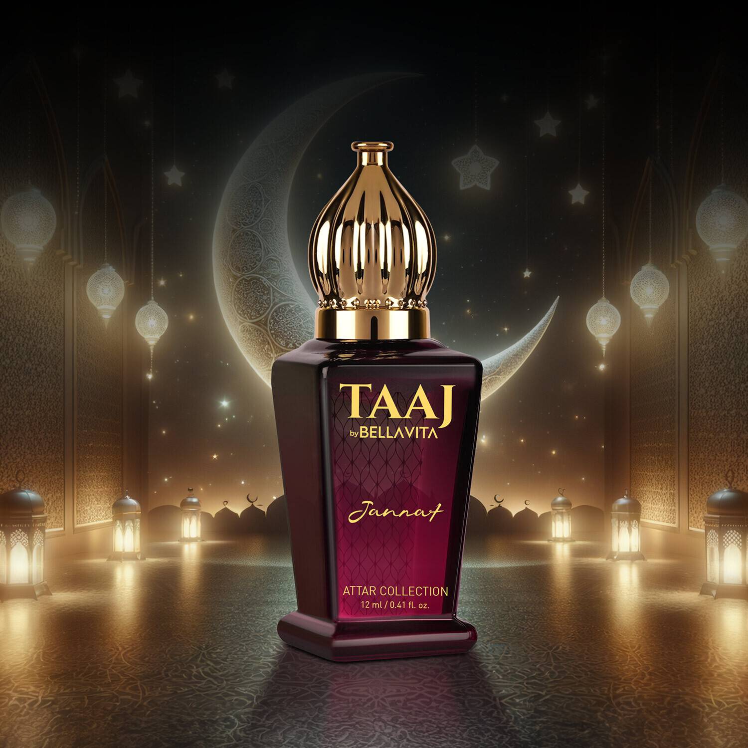 BELLAVITA TAAJ Jannat 12 ml Attar - Image 3
