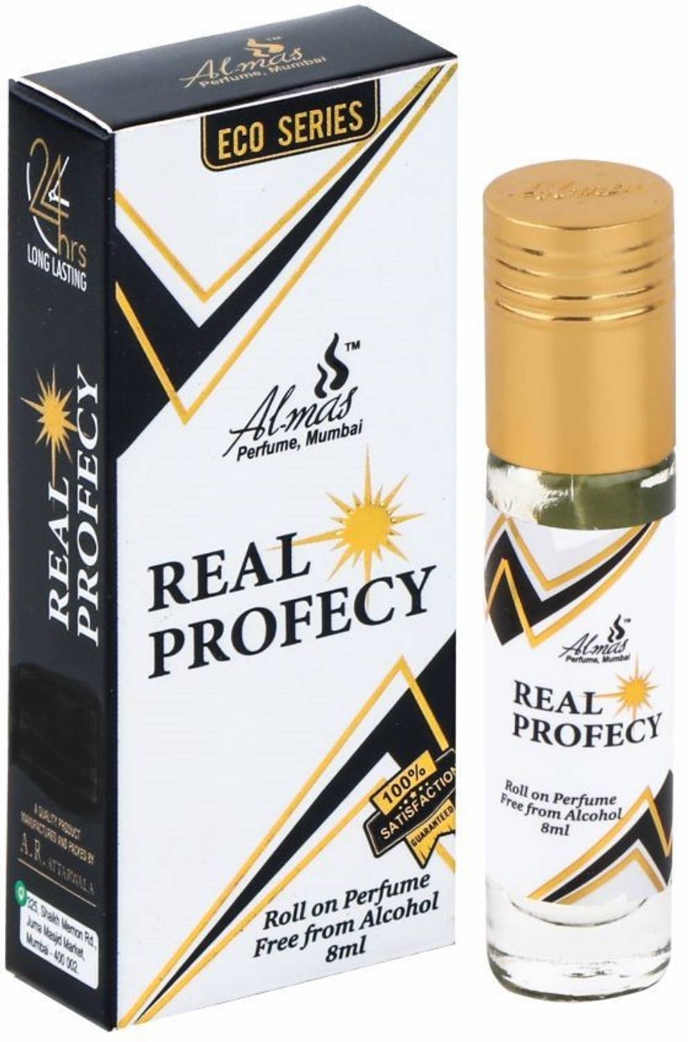 Almas ORIGINAL (REAL PROPHECY) GREAT FRAGRANCE LONG-LASTING (UNISEX) 8ML Floral Attar