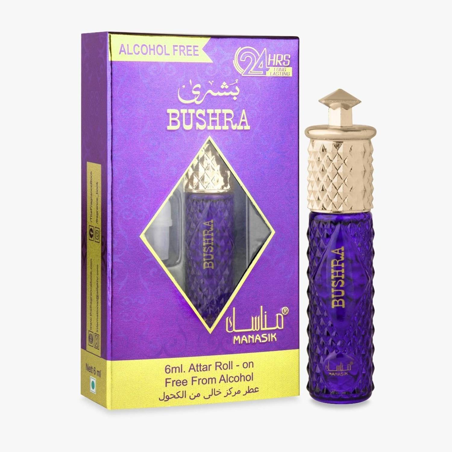 Manasik Glacier, Bushra, Full & Dear AQD Floral Attar - Image 3