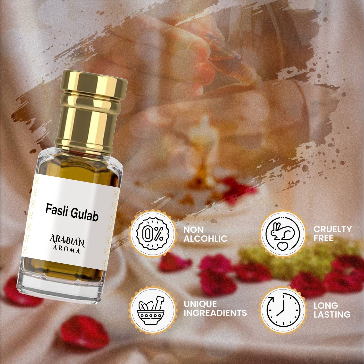 Arabian Aroma Fasli Gulab Floral Attar - Image 4