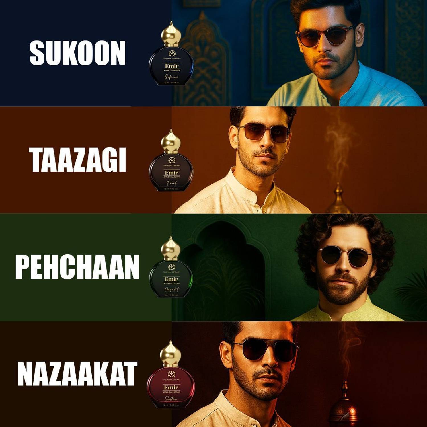THE MAN COMPANY Attar Gift Set Pack of 4 · 12 ml (48 ml total) - Image 5