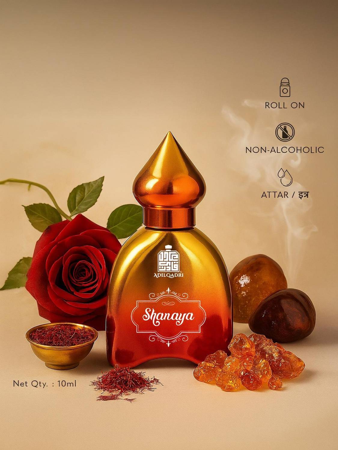Adilqadri Shanaya Attar 10ml Arabic & French Blend - Image 1