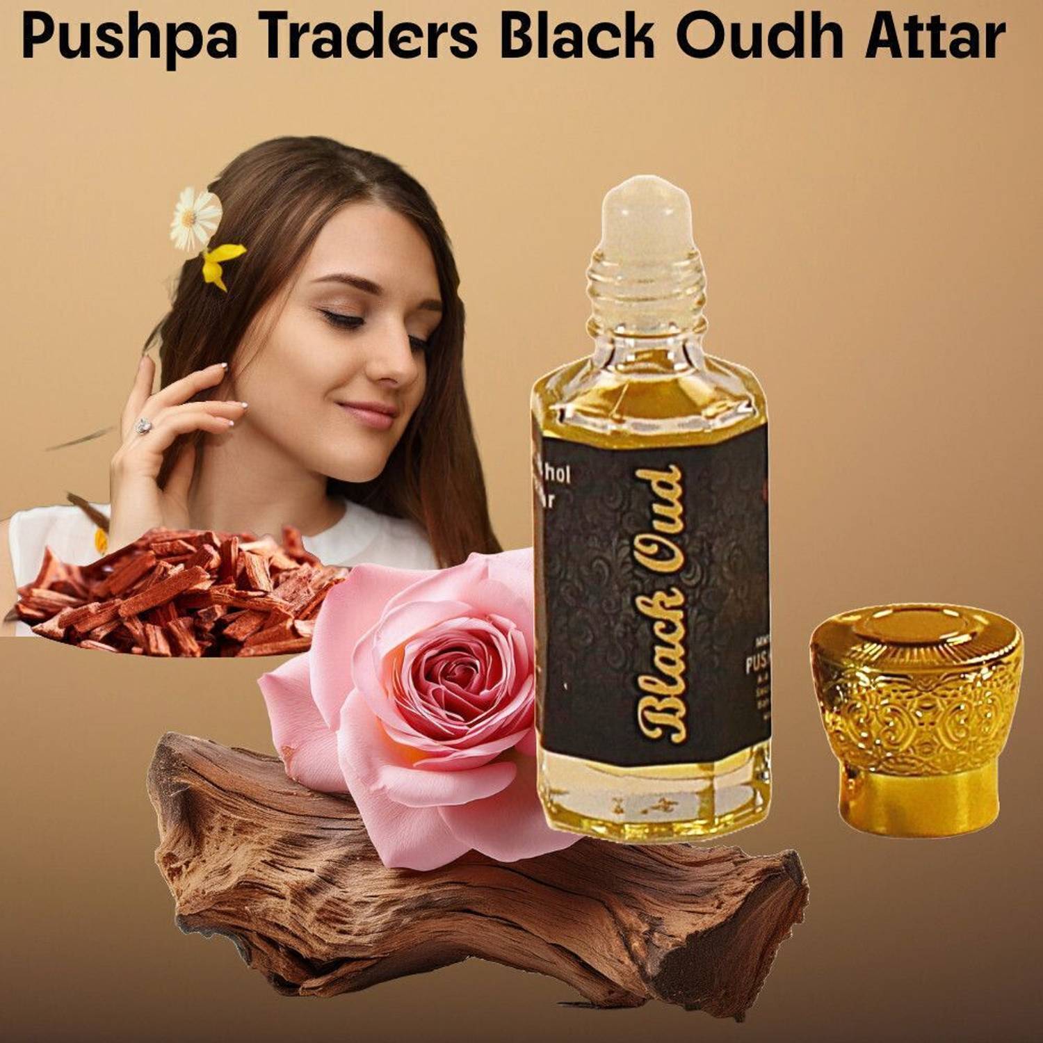 loozer Black oud-12-ml Floral Attar - Image 4
