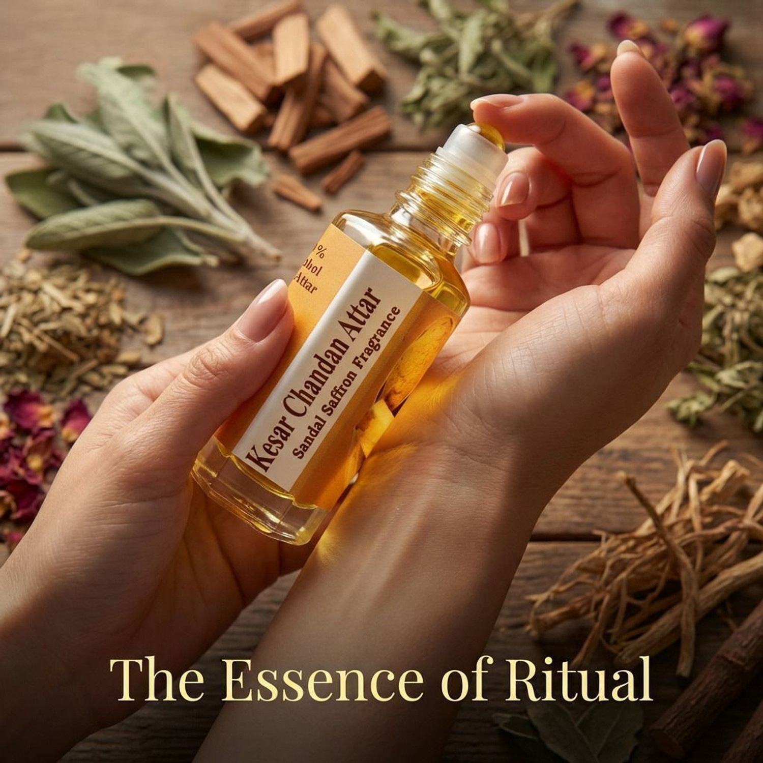 Image of Pushpa Traders PT - Kesar Chandan Attar Herbal Attar