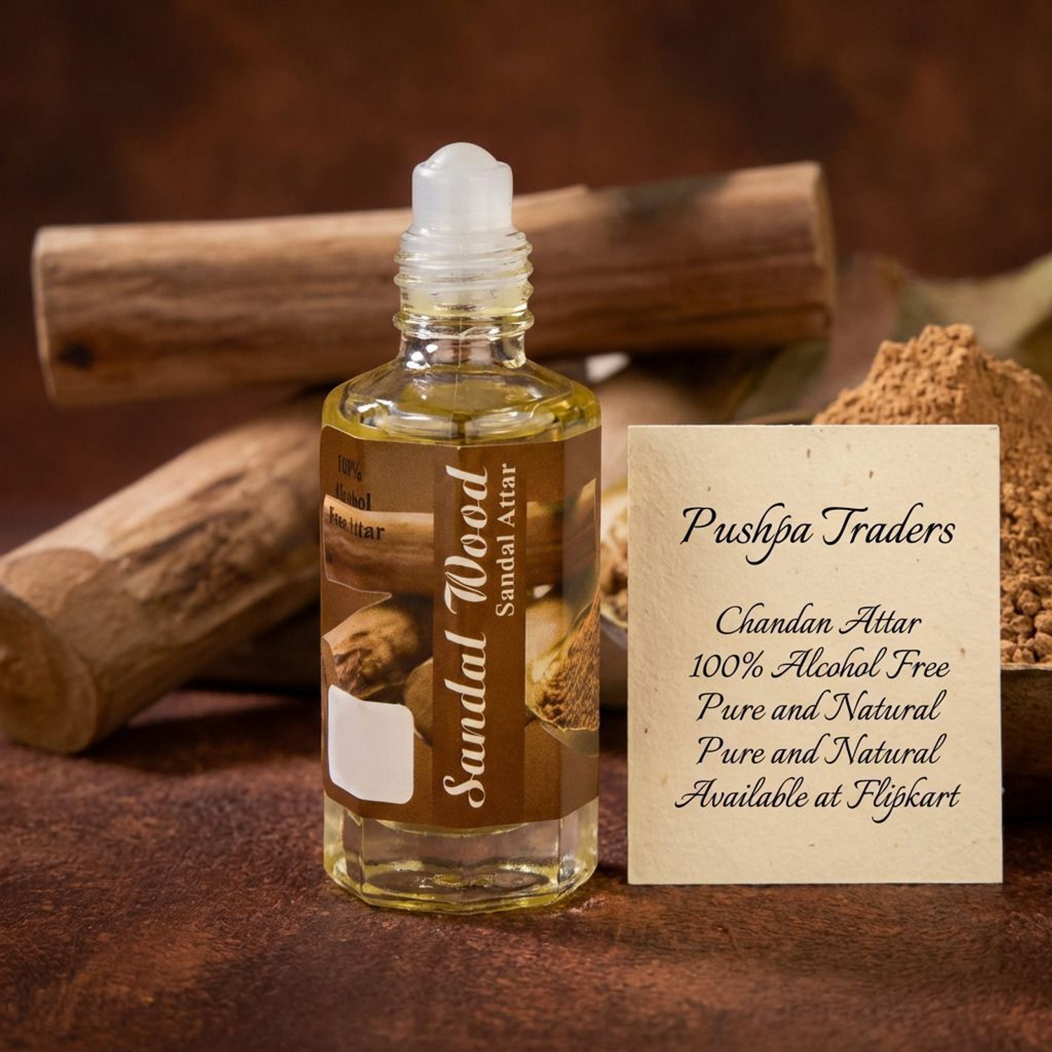 Image of Pushpa Traders Wo Sandle Herbal Attar