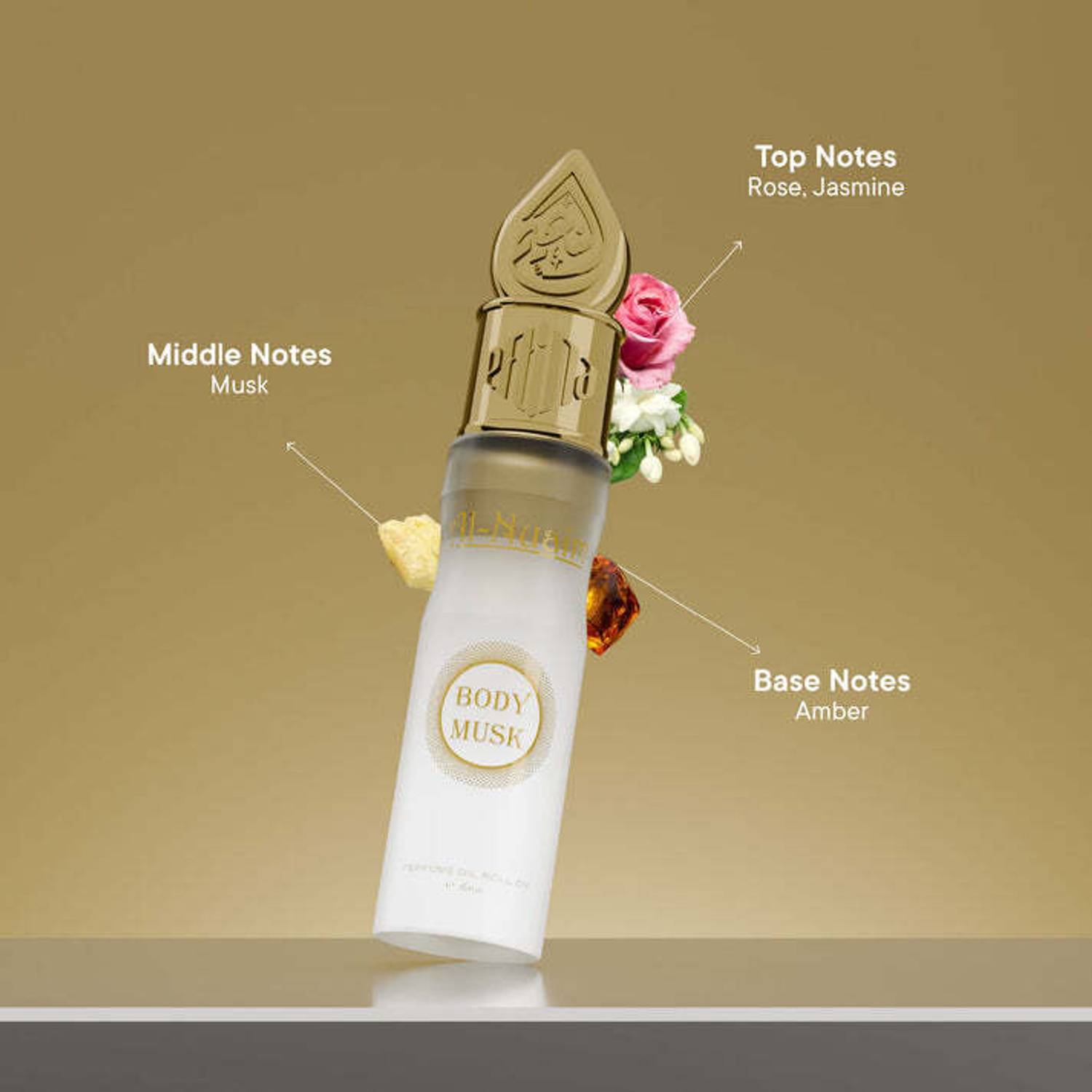 Al-Nuaim Body Musk Intense Attar Oil - Image 2