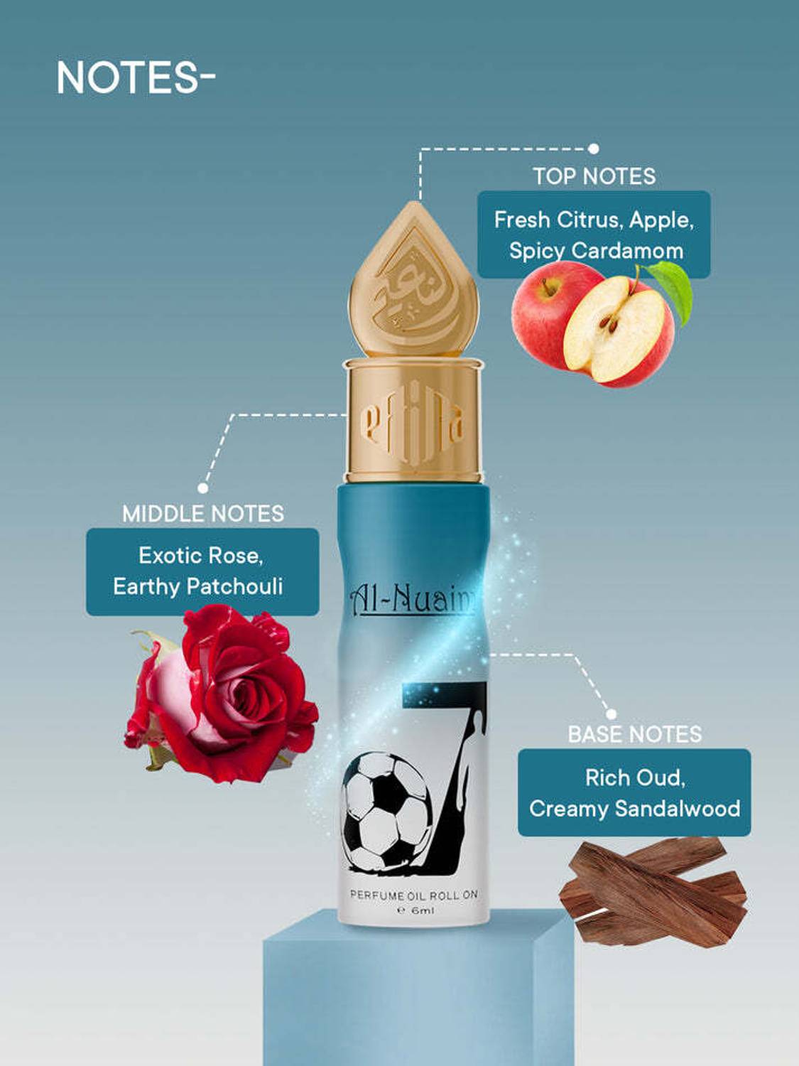 Al-Nuaim 07 Alcohol Free Attar Oil Perfume 6ml - Image 2