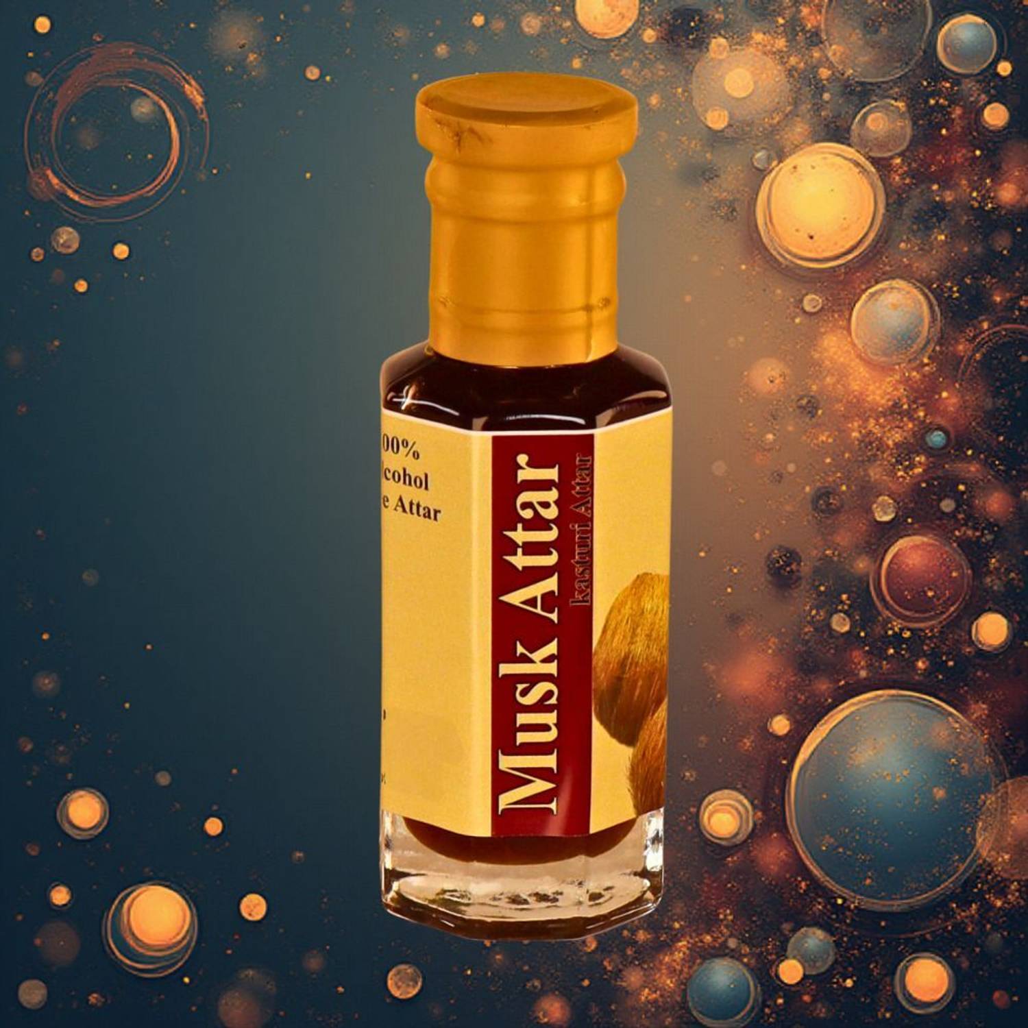 adiic Musk Attar – Pure Oriental Luxury Fragrance, Long Lasting, Alcohol-Free Herbal Attar