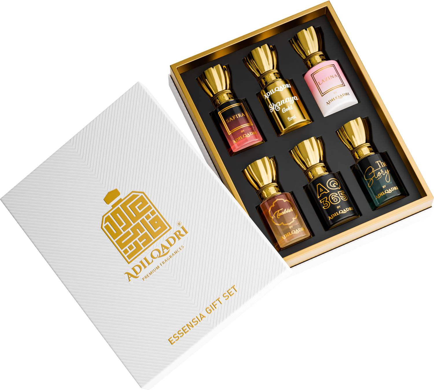 Adilqadri Essensia Attar Combo Pack Pack of 6 · 5.5 ml (33 ml total) - Image 3