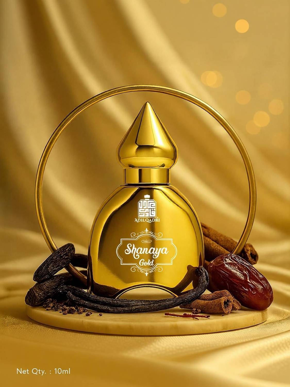 Adilqadri Shanaya Gold Gourmand Fragrance - Image 4