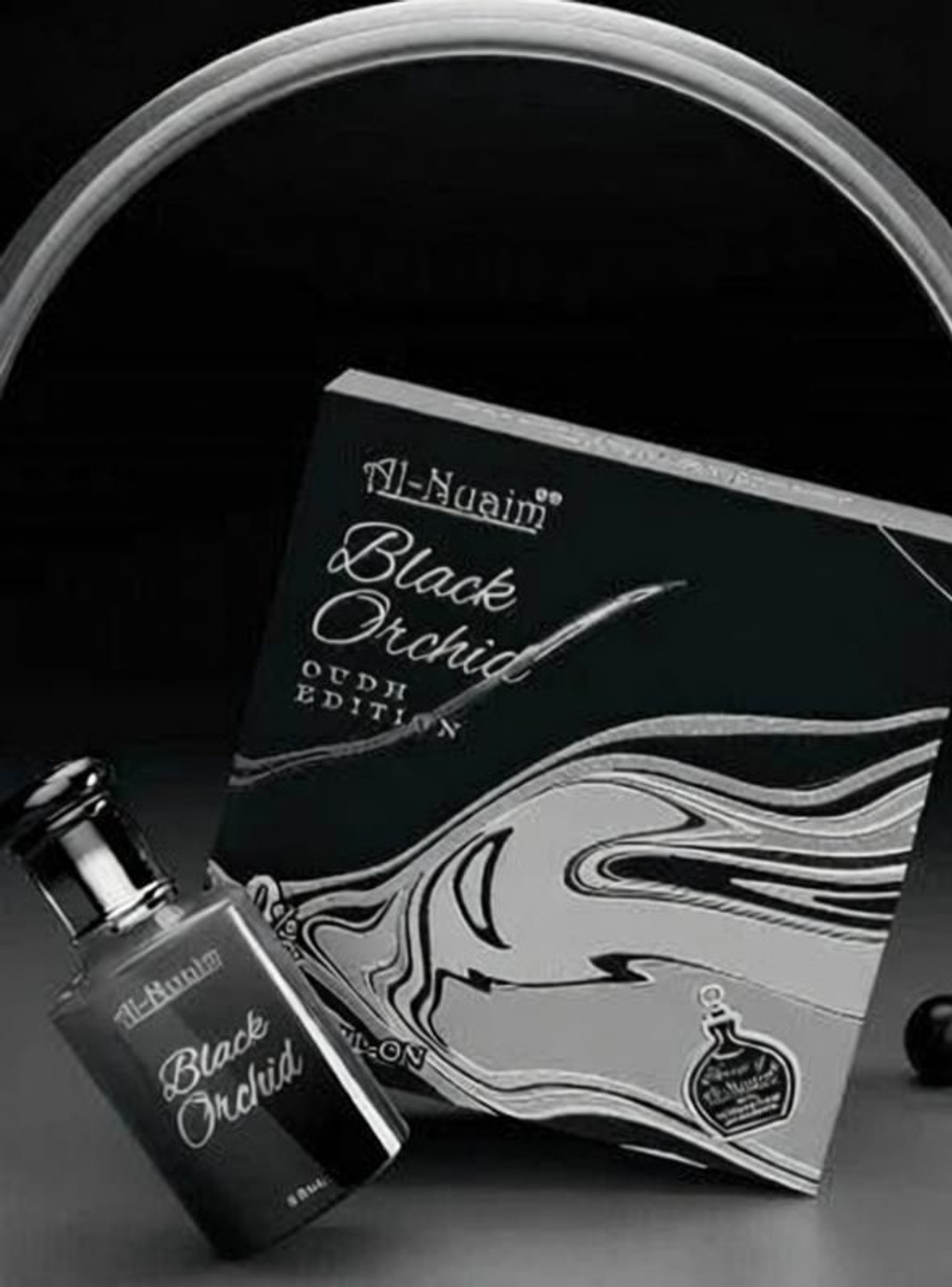 Image of Al-Nuaim Black Orchid 9.9 ml Attar Roll-On | Original | Alcohol Free Floral Attar