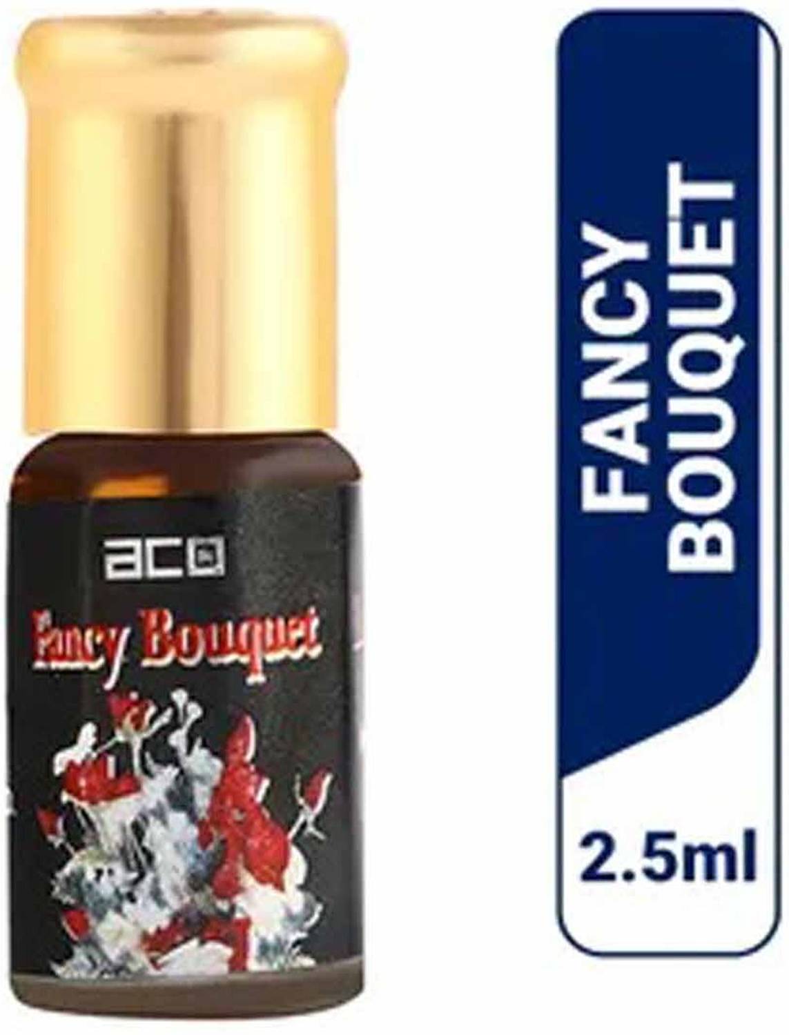 aco Fancy Bouquet Attar 2.5ml - Alcohol-Free, Pure Fragrance Elixir Floral Attar