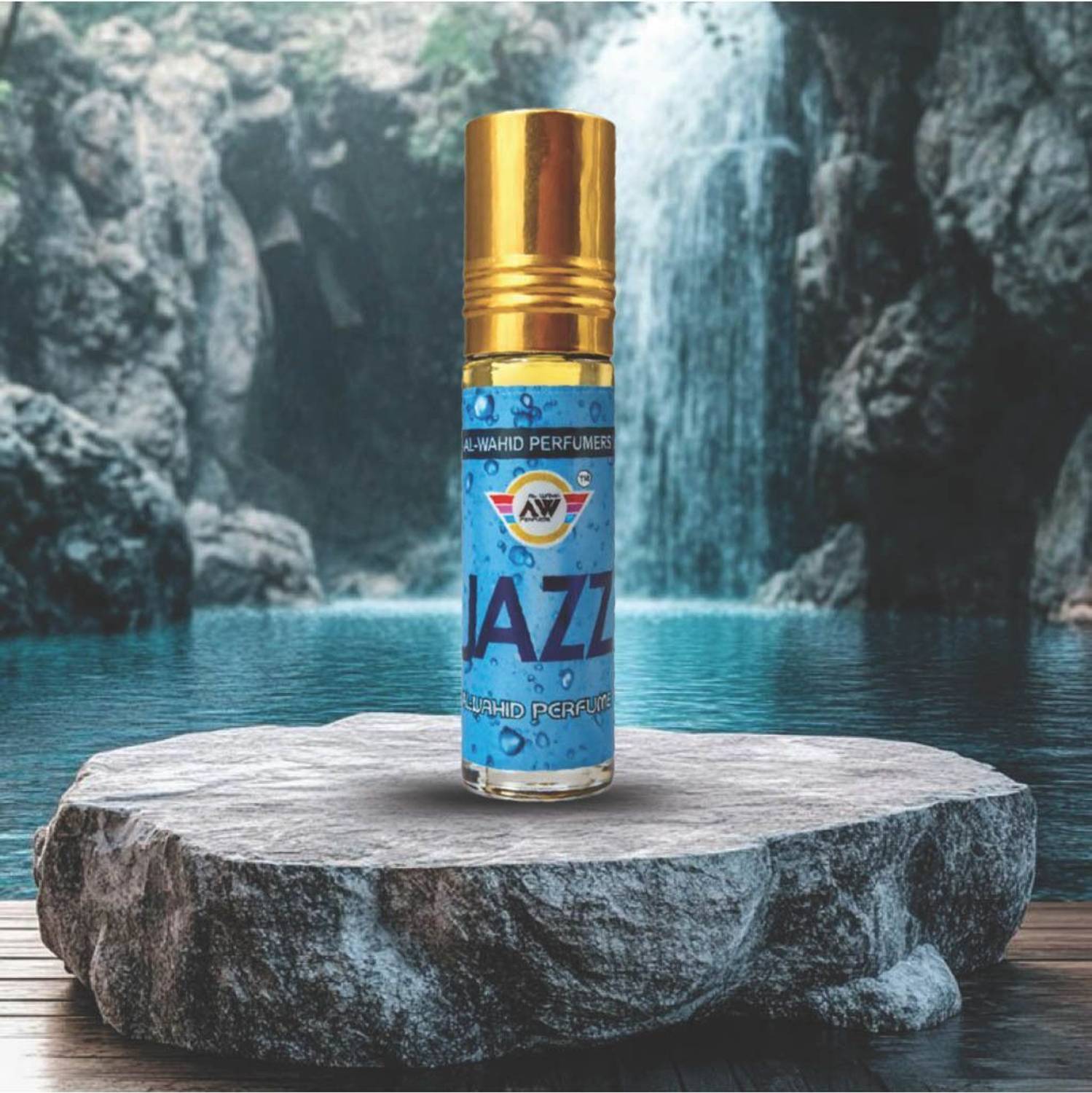 al-wahid Jazz Blue Floral Attar - Image 3