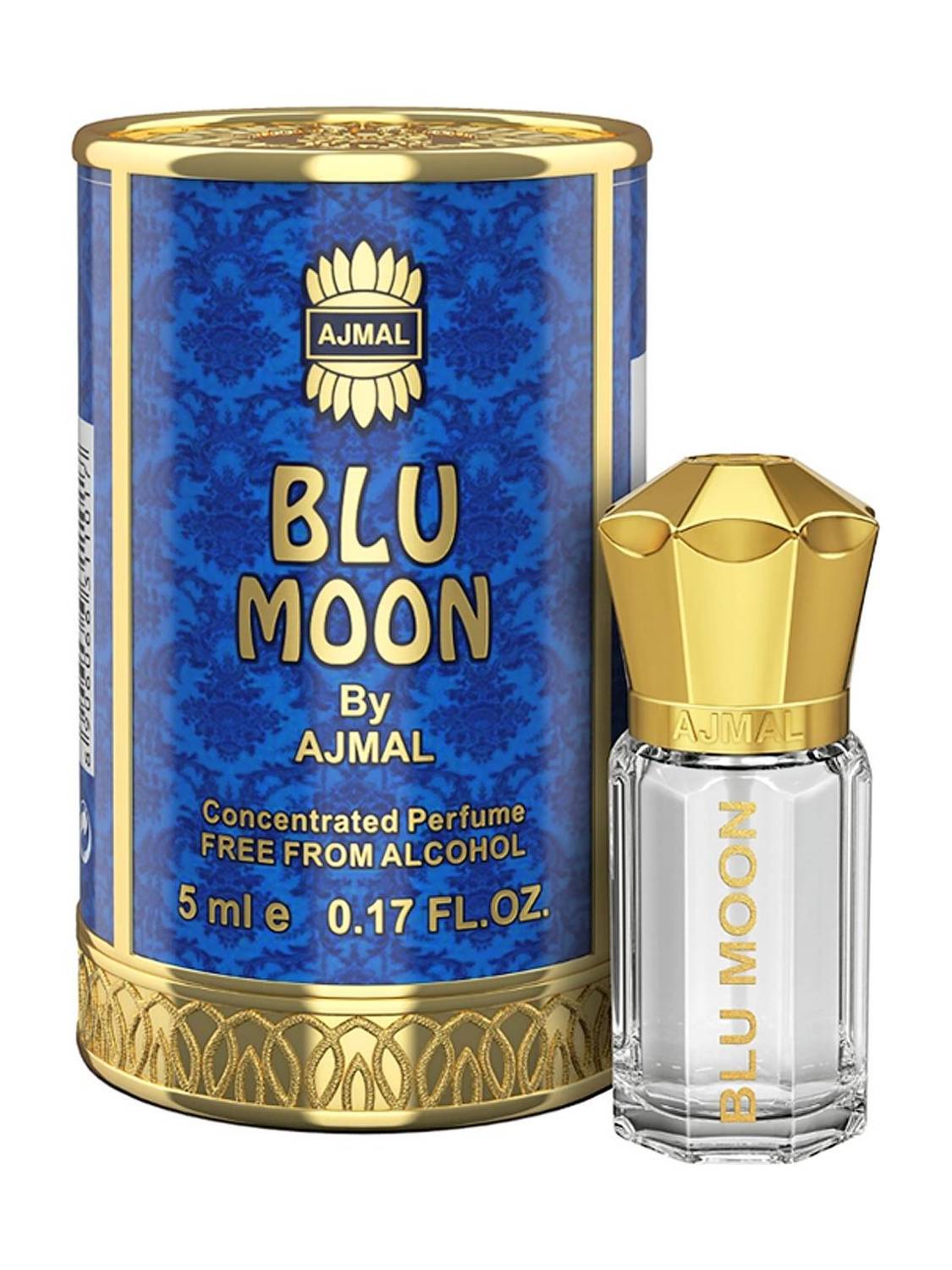 Ajmal BLU MOON CP|FruityFragrance|Non-Alcoholic|Long Lasting Perfume For Women -5ML Floral Attar