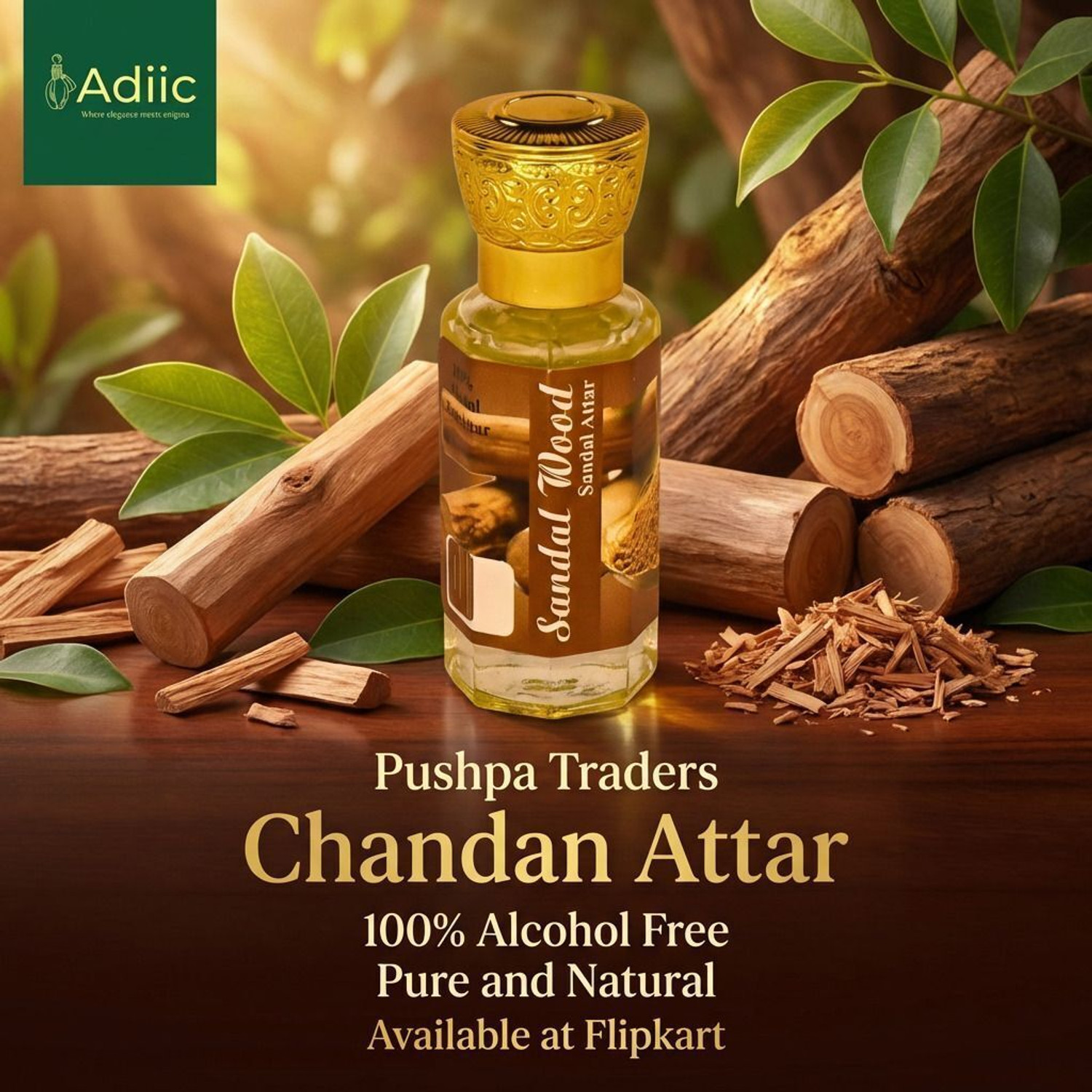 Image of Pushpa Traders Wo Sandle Herbal Attar