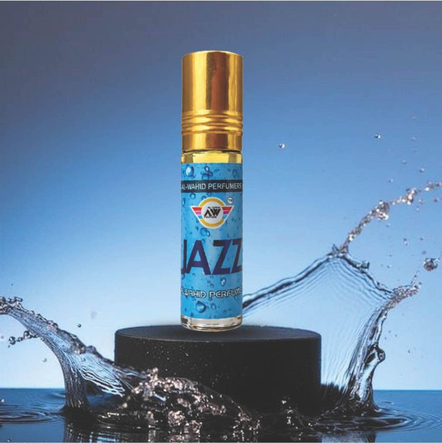 al-wahid Jazz Blue Floral Attar - Image 1